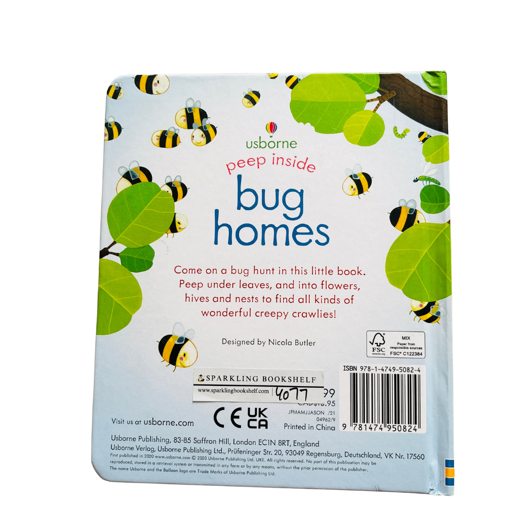 Usborne Peep Inside Bug Homes