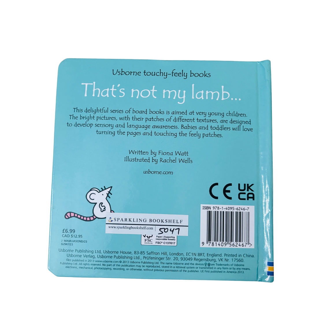 Usborne touchy-feely books That's Not Lamb