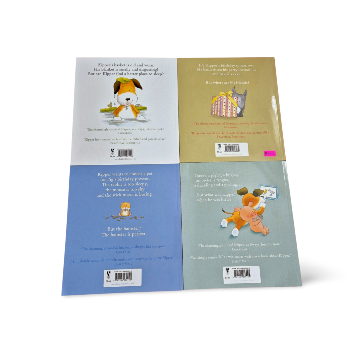 Mick Inkpen Kipper Series Combo Set of 4 Books