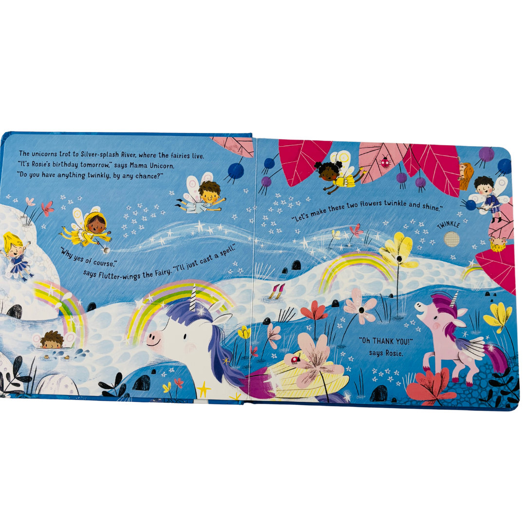 Usborne Lights and Sounds Unicorns( with lights)