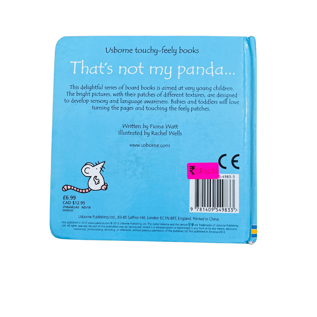 Usborne touchy-feely books That's Not My Panda