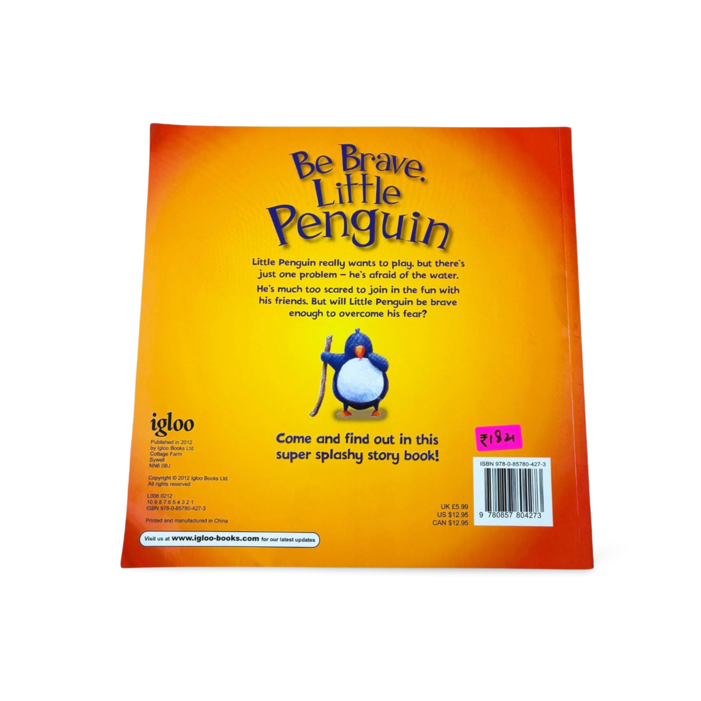 Be Brave Little Penguin Picture Book Igloo Publication