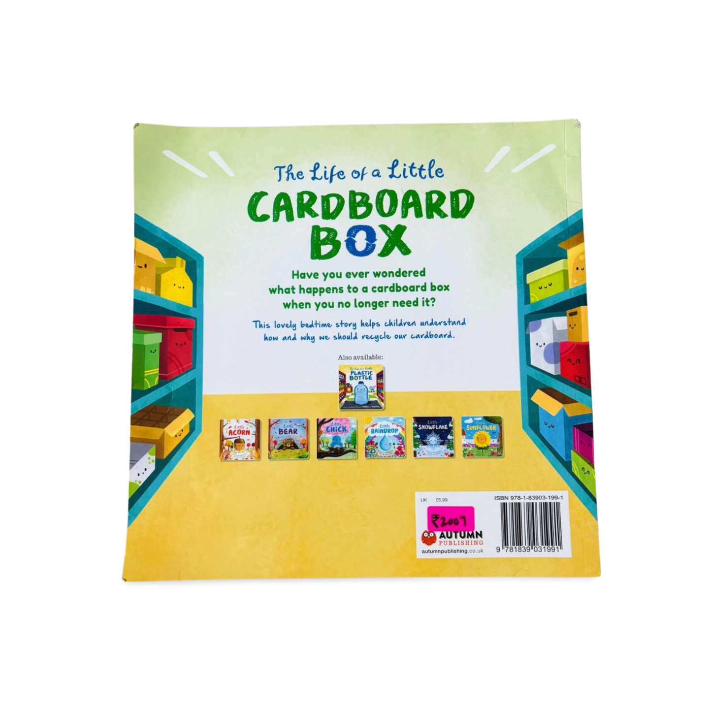 The Life of a Little Cardboard Box- Book on reusing & recycling