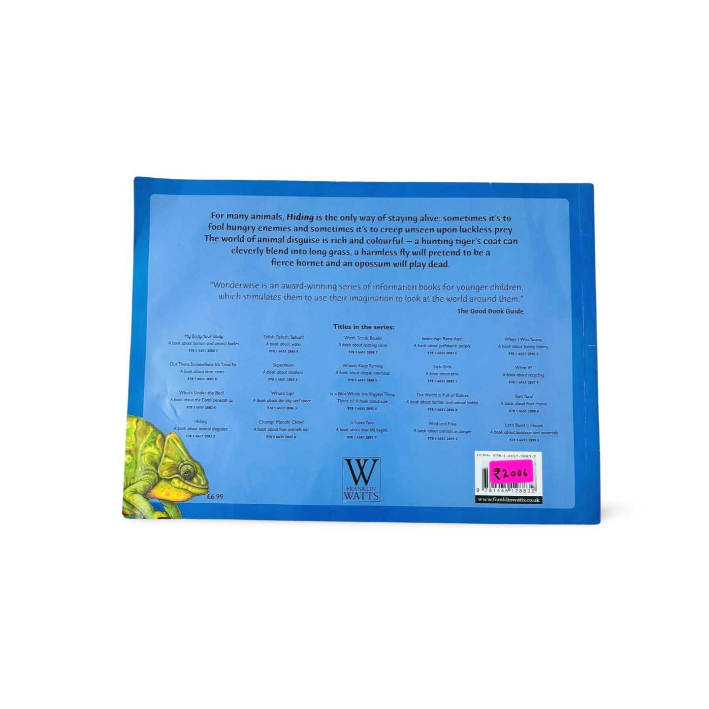 Hiding A Book about Disguises Karen Wallace