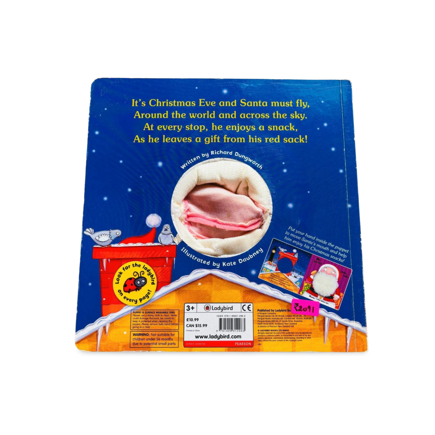 Santa’s Christmas Munch- Ladybird Hand Puppet