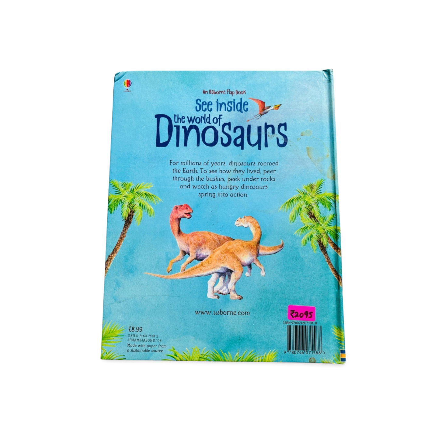 An Usborne Flap Book- See inside the world of Dinosaurs
