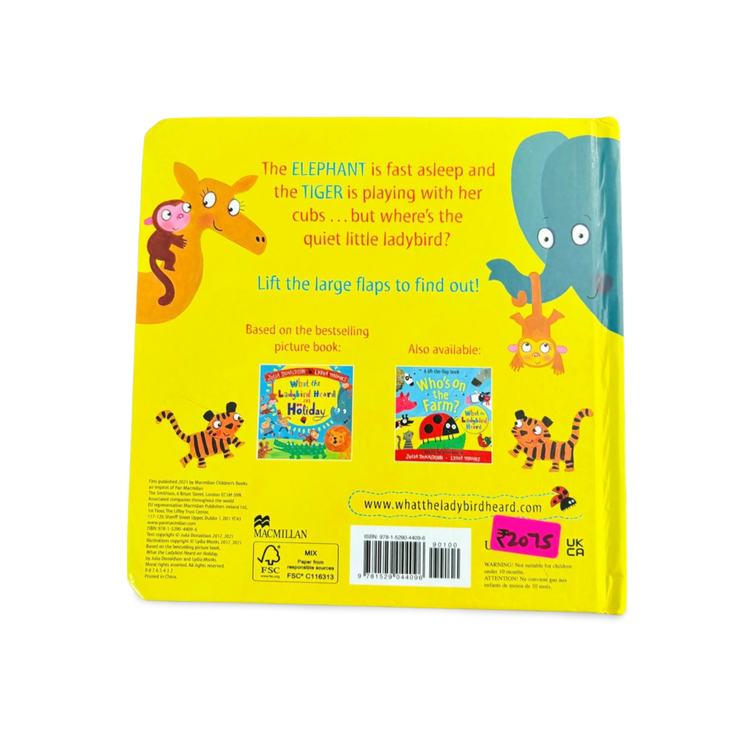 Who’s at the Zoo? Lift the Flap Julia Donaldson