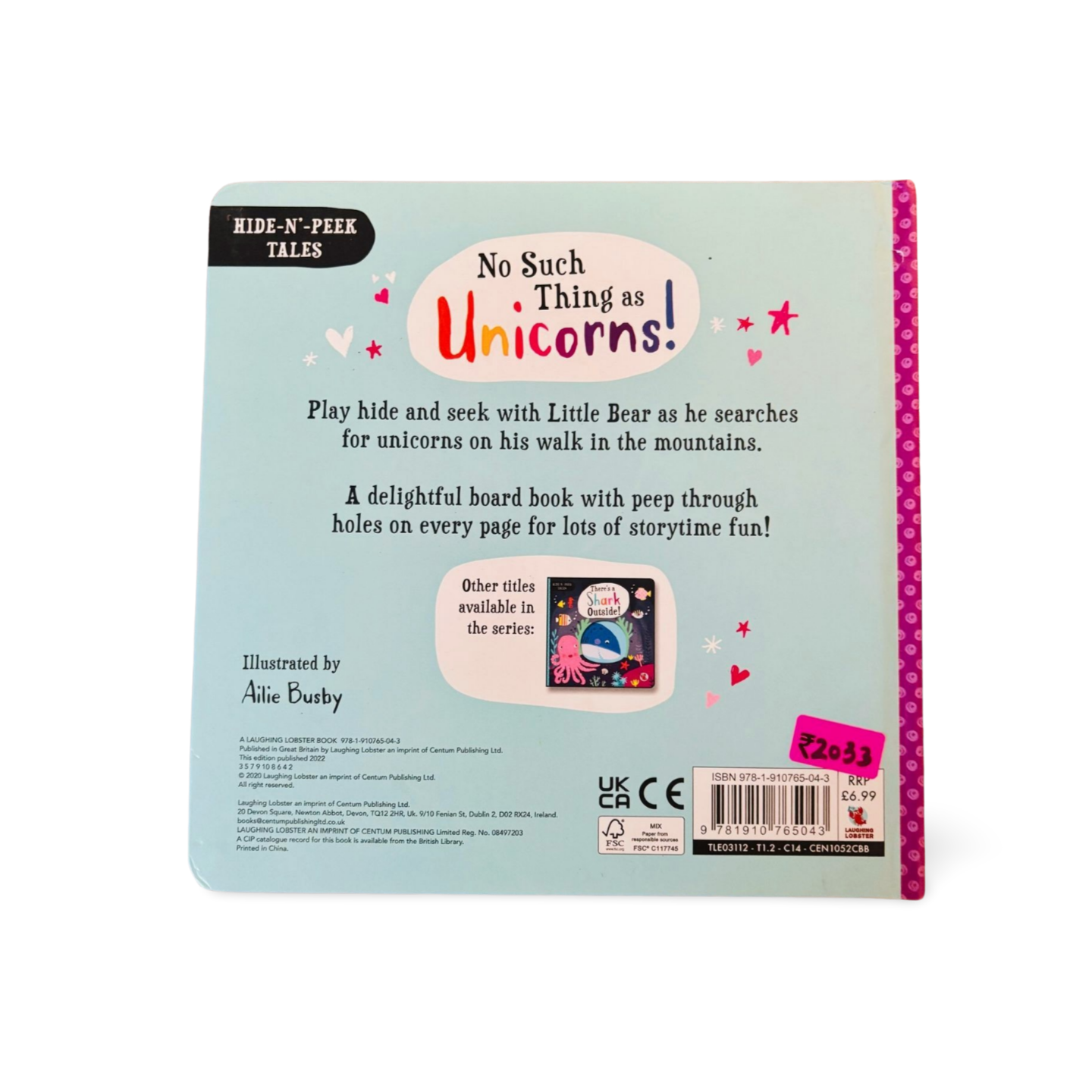 No Such Things as Unicorns by Hide N Peek Tales with Peep Through Window