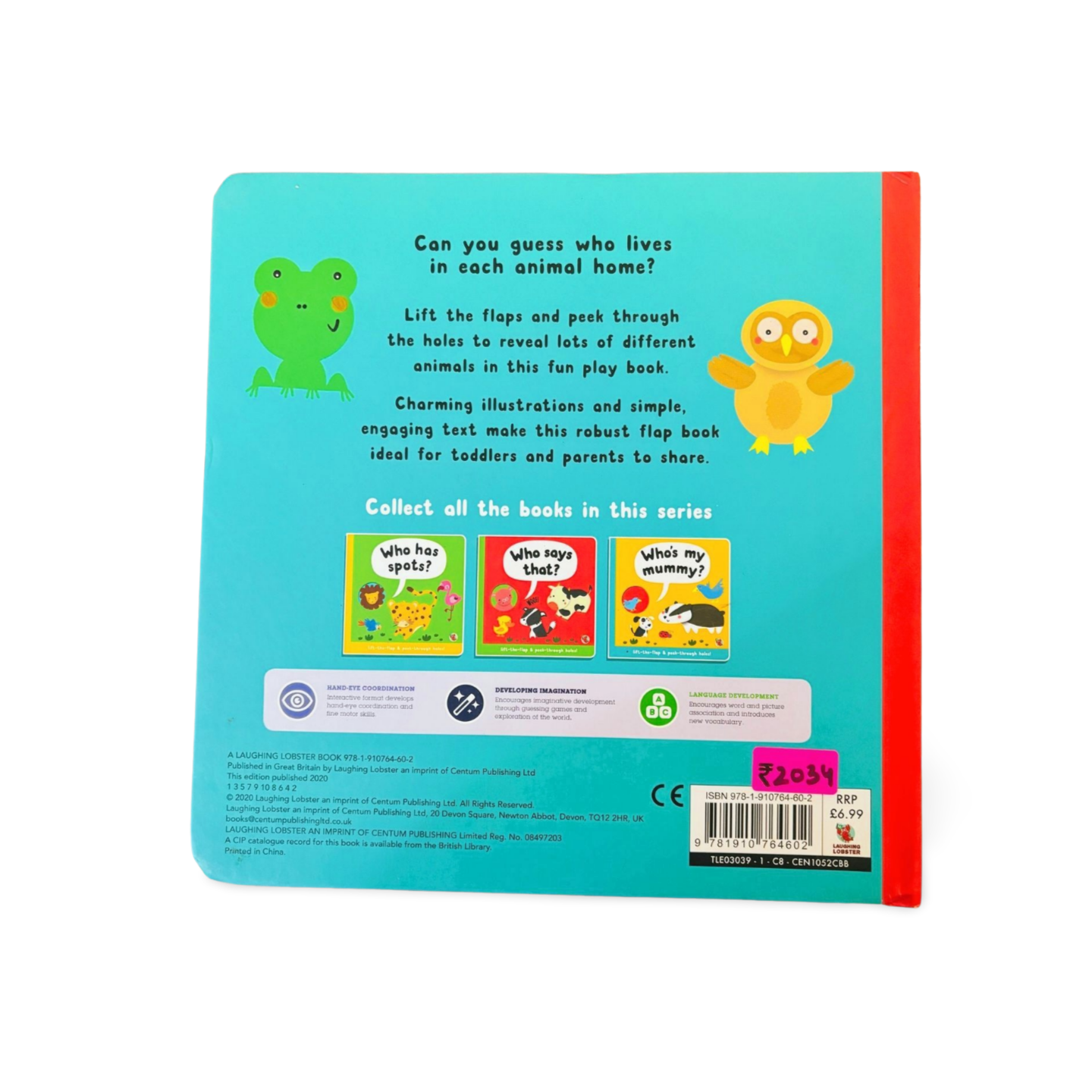 Who Lives Here? Lift the flap & Peep through Holes