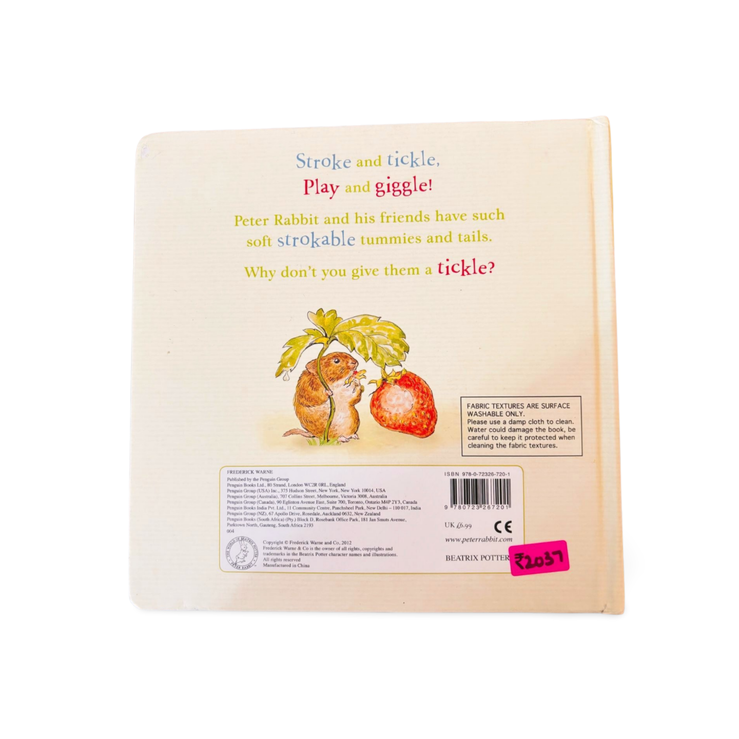 Peter Rabbit- Tickle Tickle Peter- First Touch & Feel Book