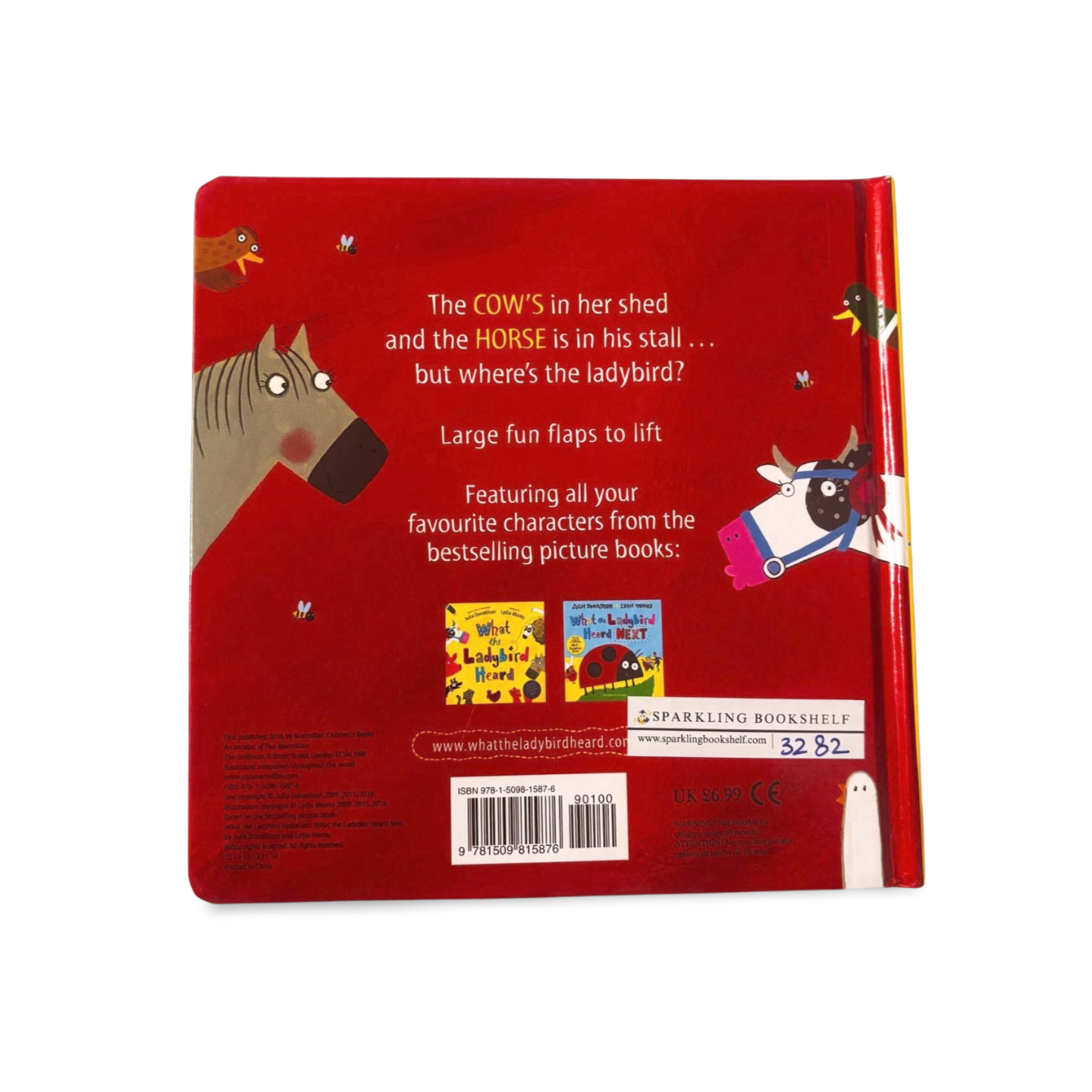 Who's on the Farm? A Lift- the- Flap Book by Julia Donaldson