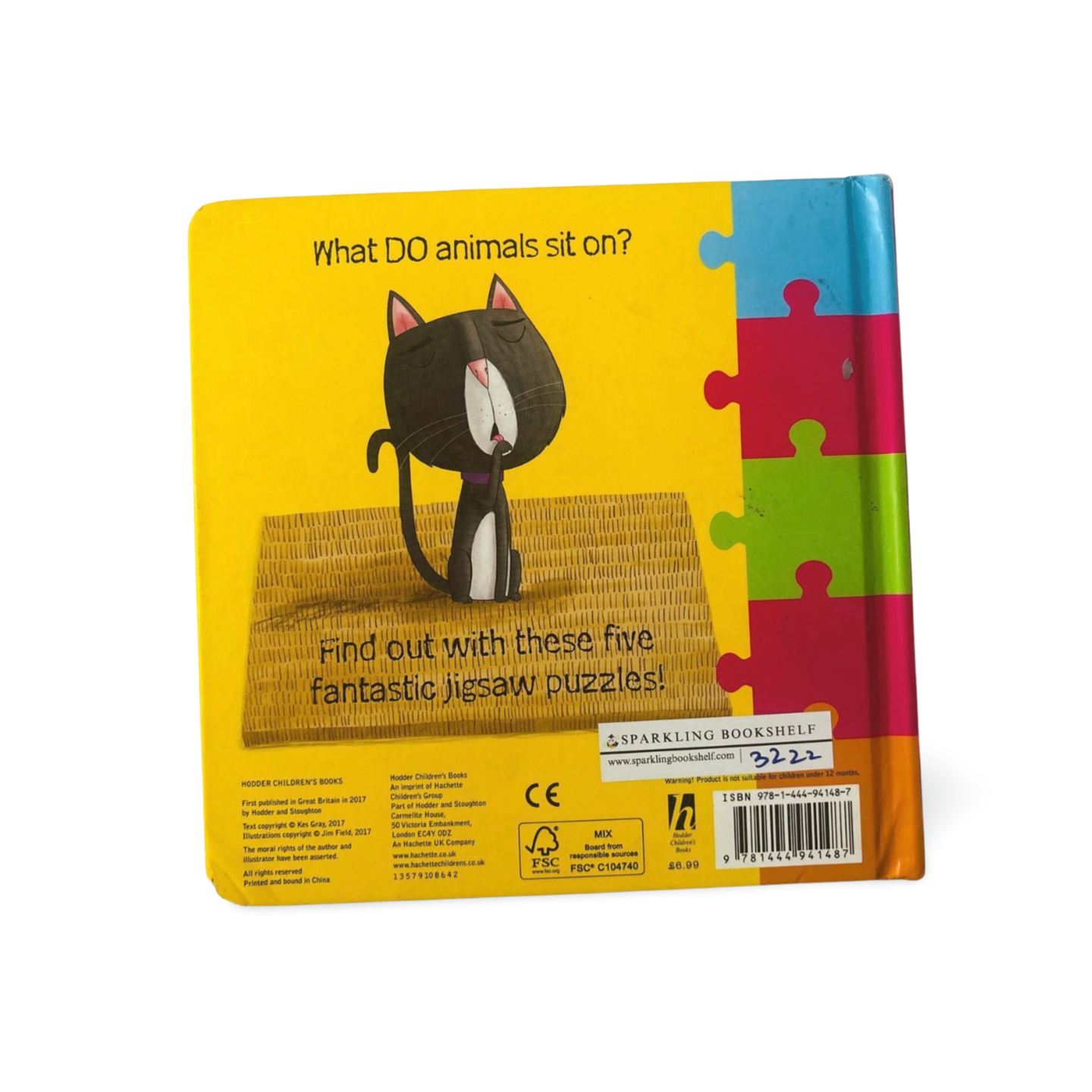 Oi Frog Jigsaw Book by Kes Gray & Jim Field