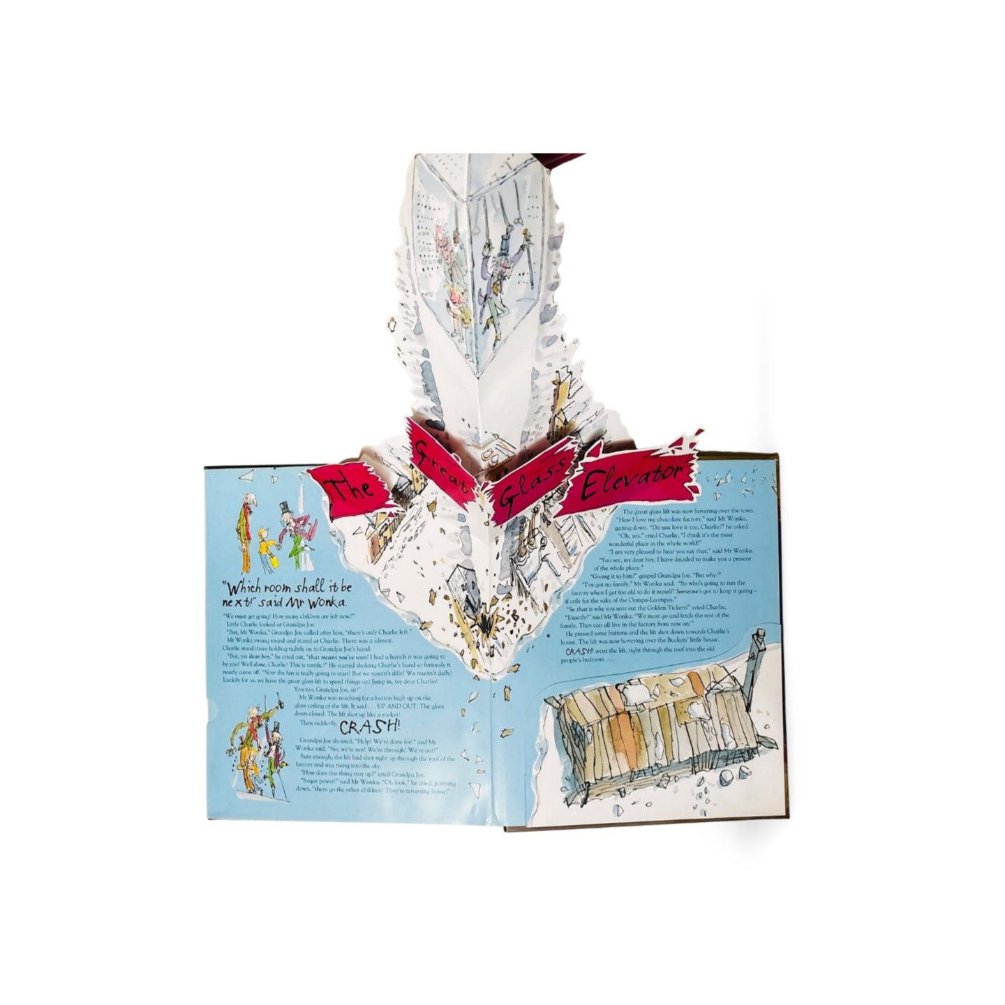 Charlie and the Chocolate Factory Pop-Up Book by Roald Dahl