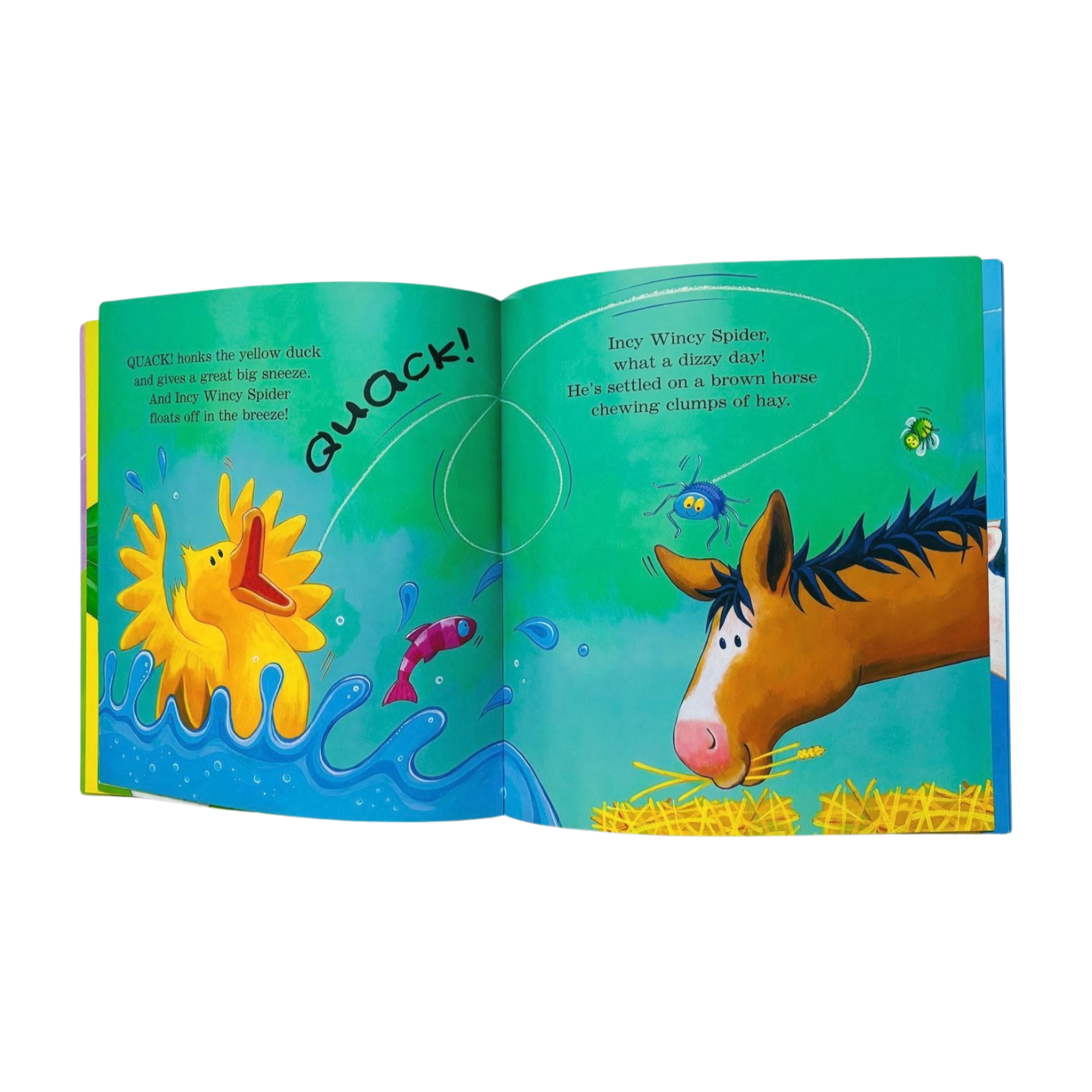 Incy Wincy Spider- Little Tiger Press (with glitter illustrations)