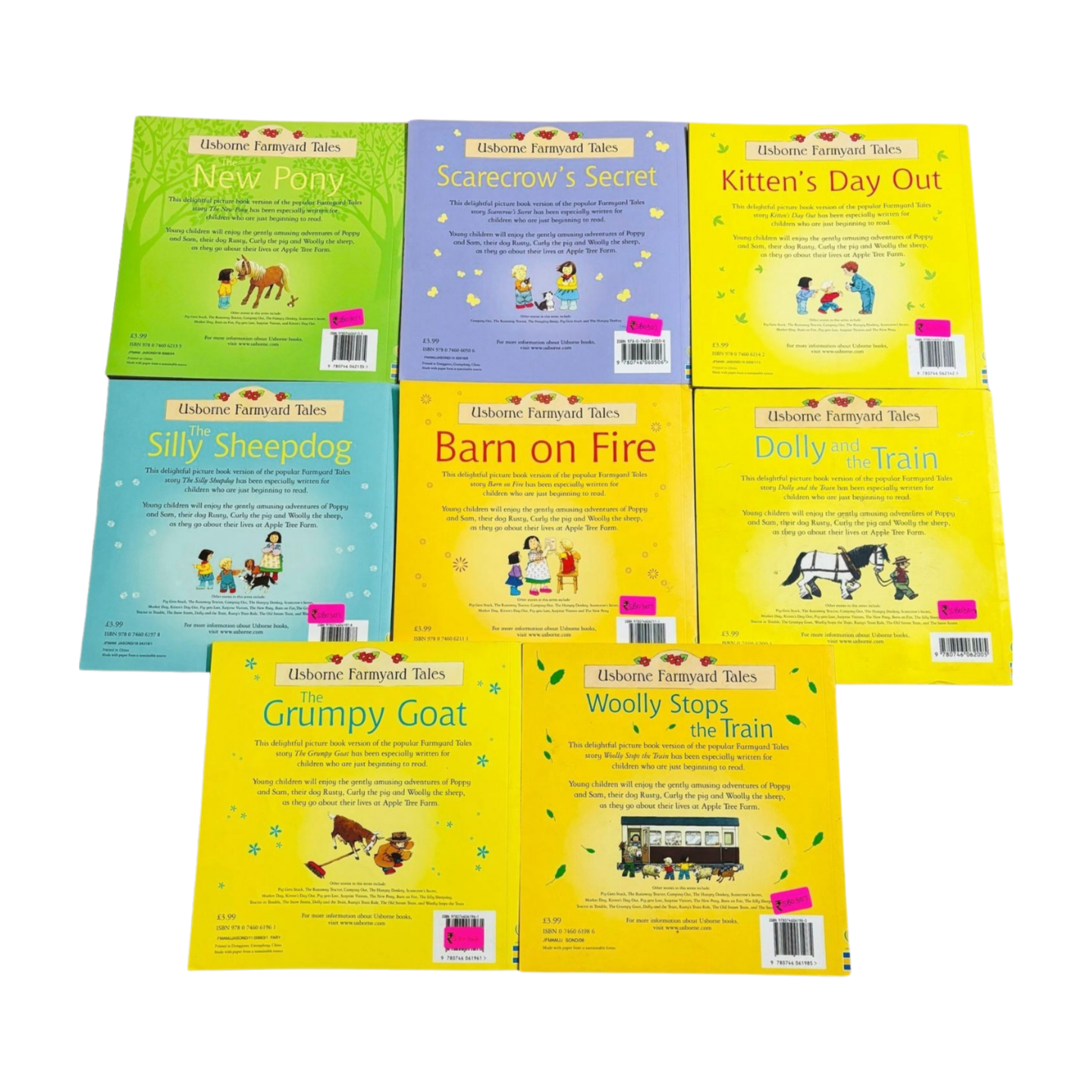 Usborne Farmyard Tales Combo Set of 8 books