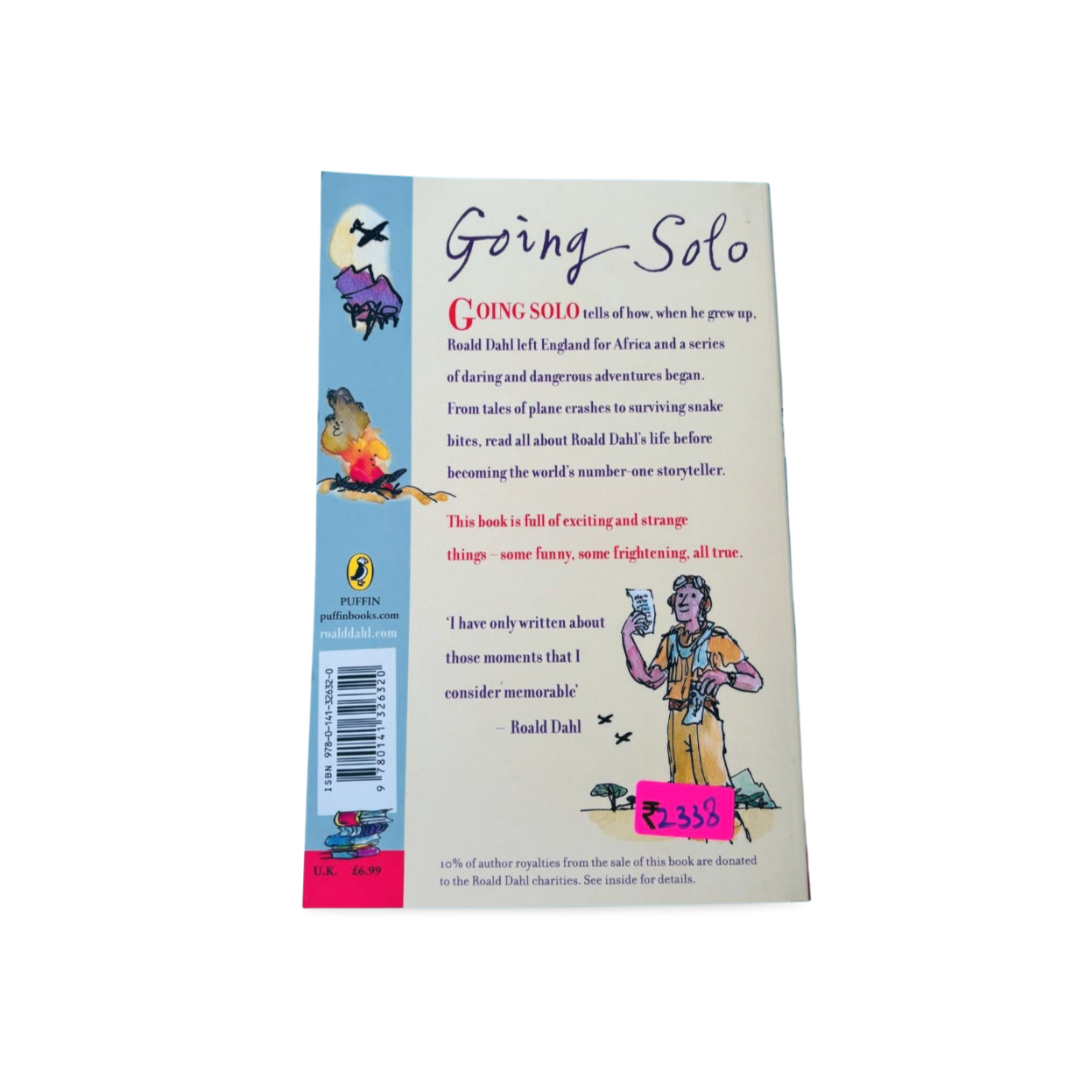 Roald Dahl James Going Solo