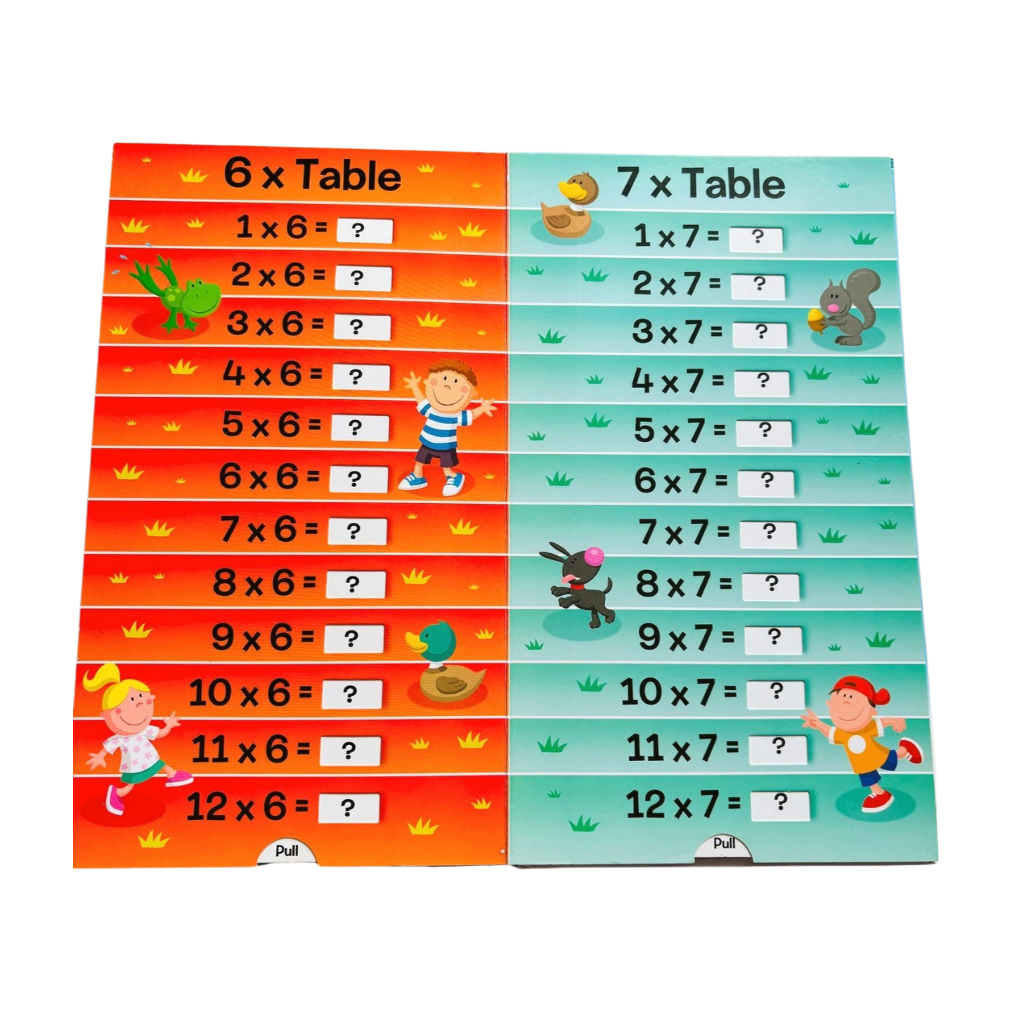 Pull the Tab Times Tables! Key stage 2