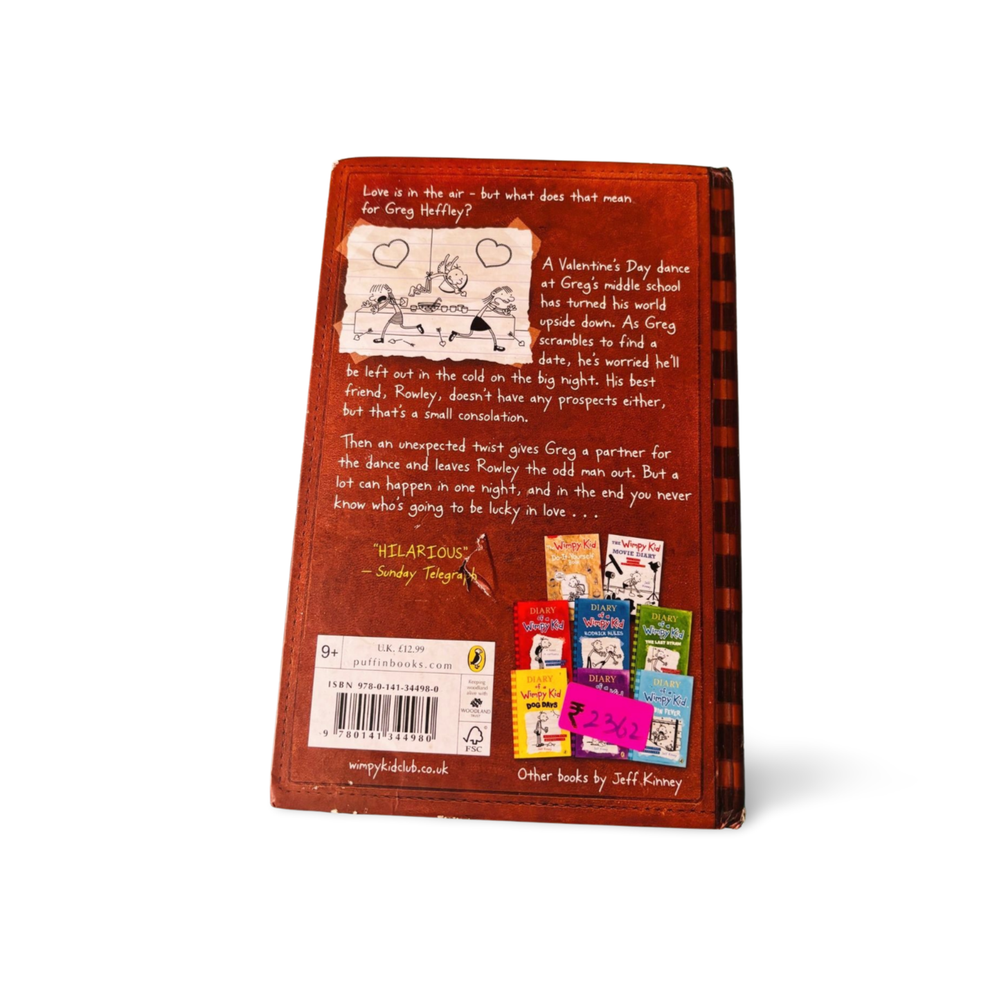 Diary of a Wimpy Kid The Third Wheel by Jeff Kinney