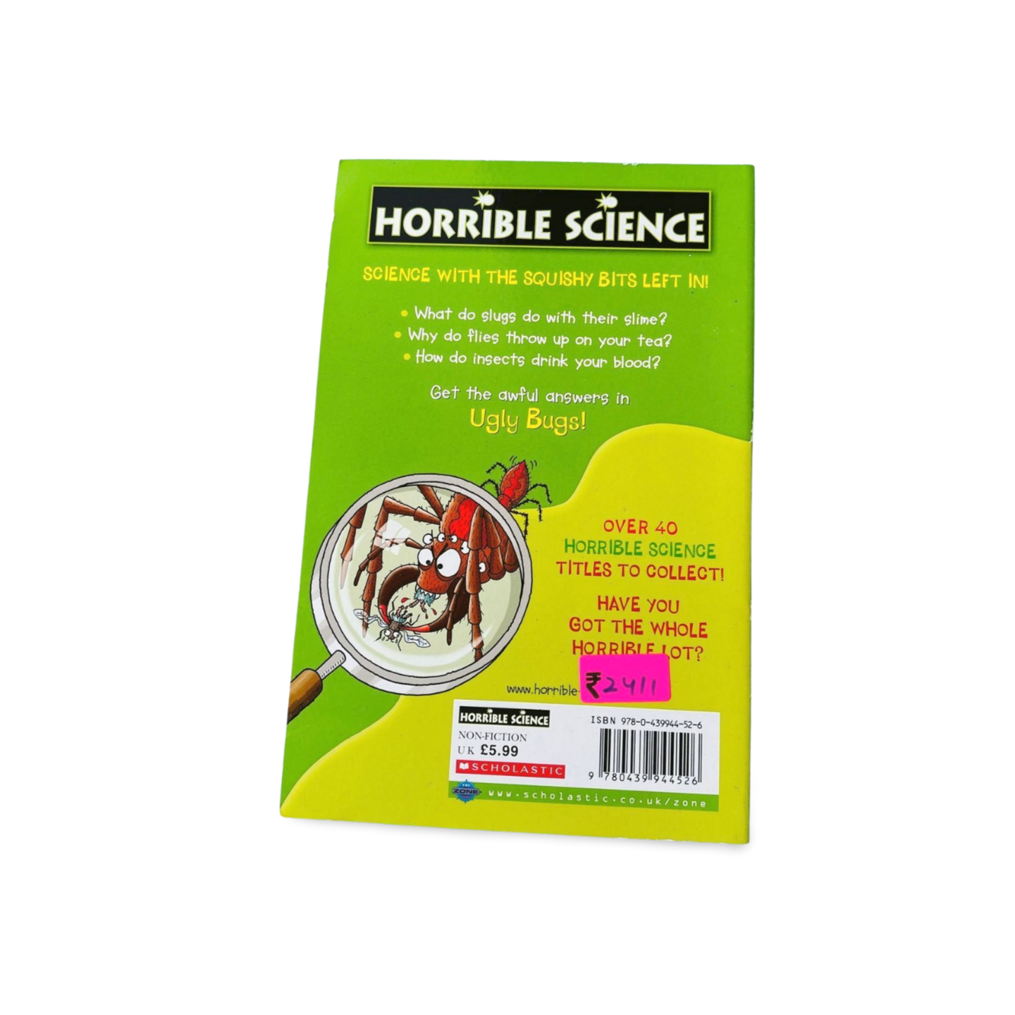 Horrible Science Ugly Bugs