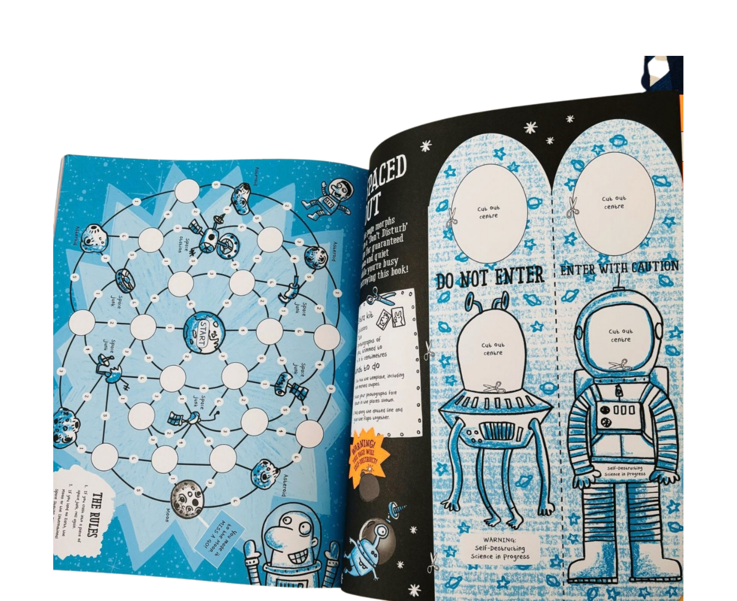 Self Destructing Science Space workbook