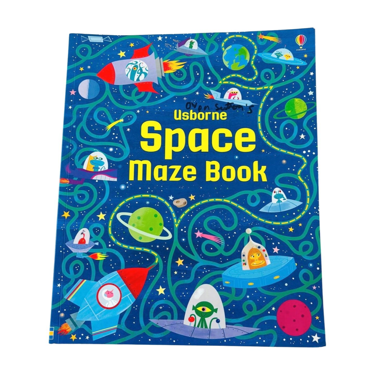 Usborne Space Maze book