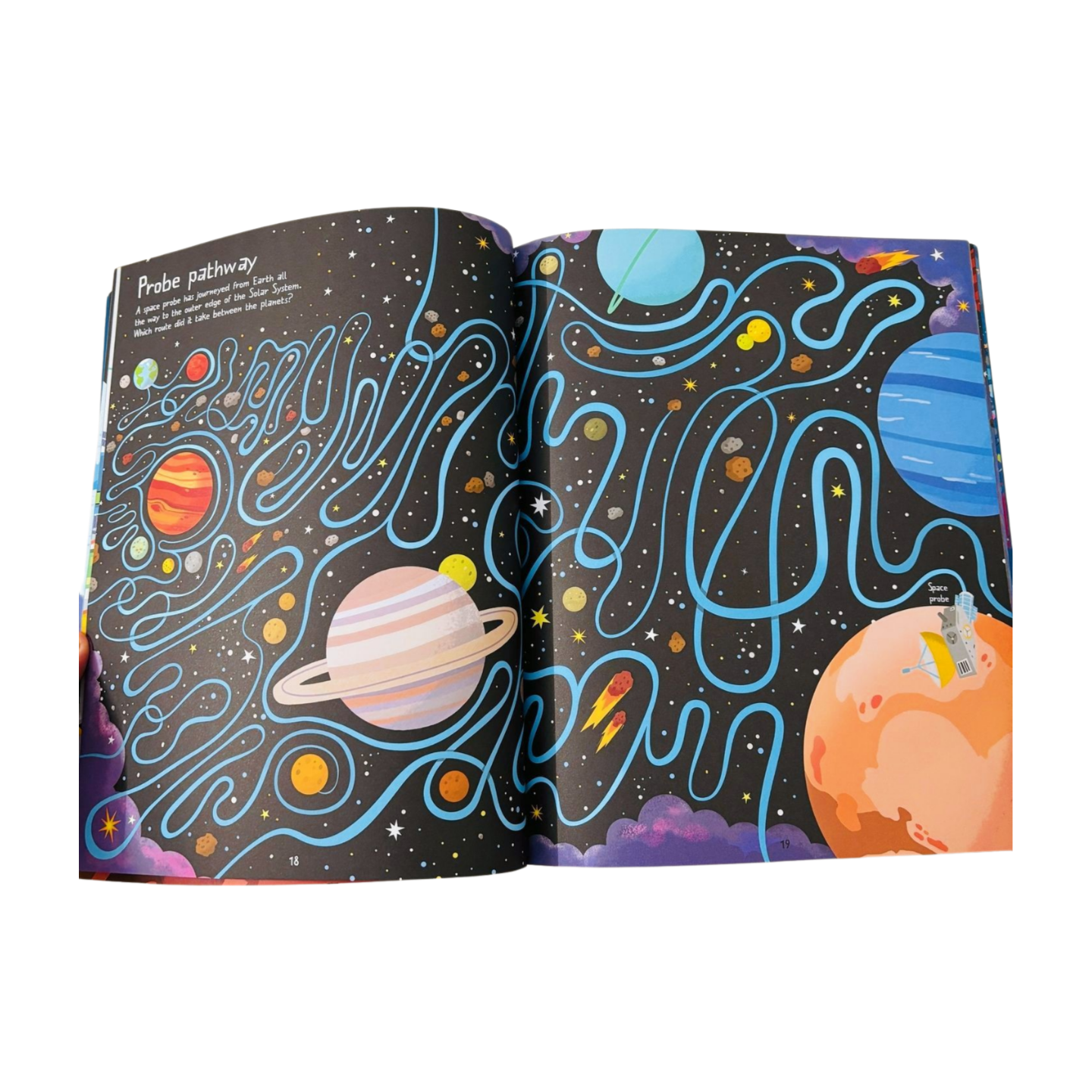 Usborne Space Maze book