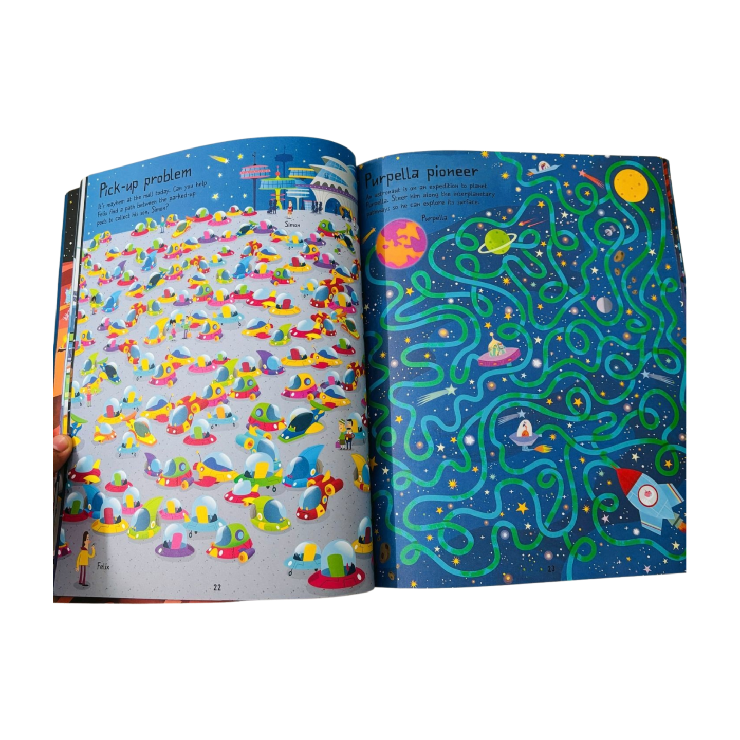 Usborne Space Maze book