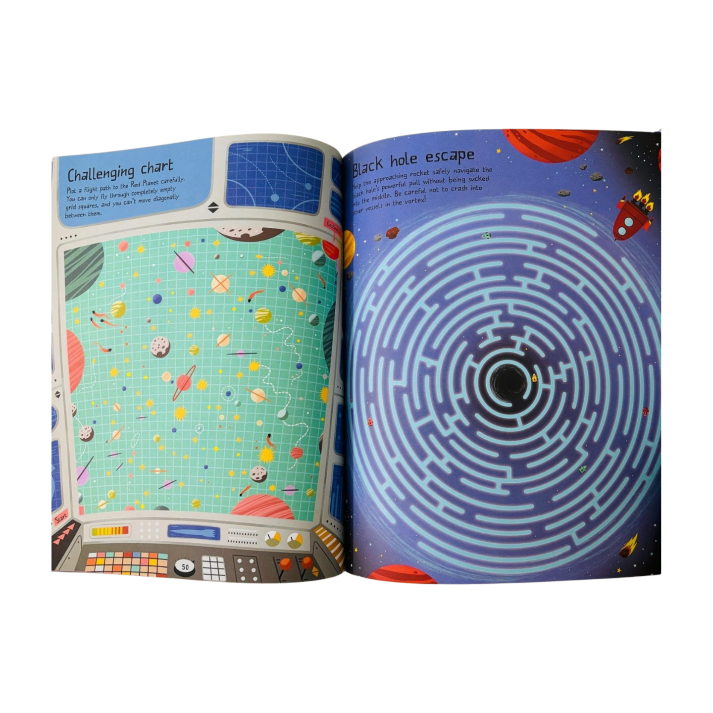 Usborne Space Maze book