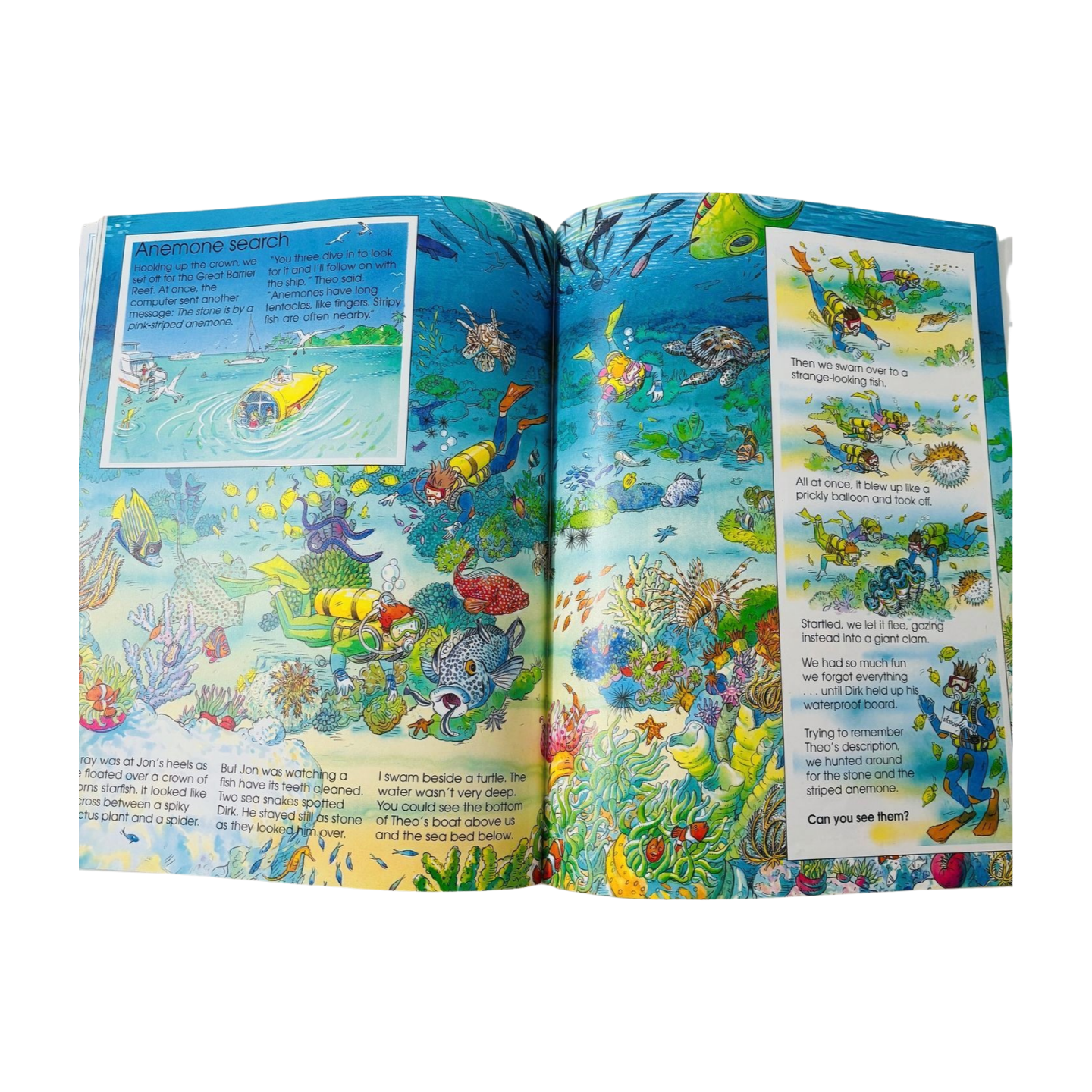Puzzle Journey Under the Sea- Usborne Young Puzzles search and find book