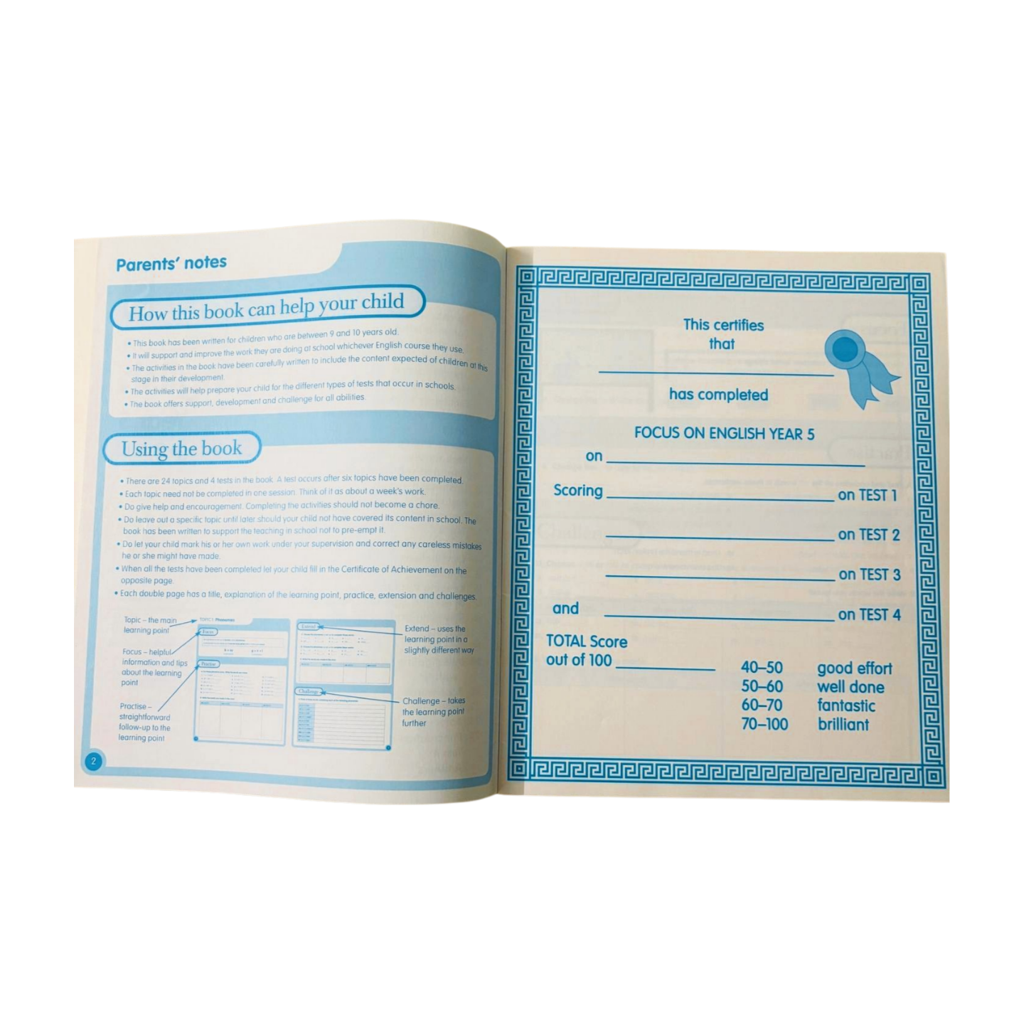 Focus on English Key Stage 2( Age 9-10)