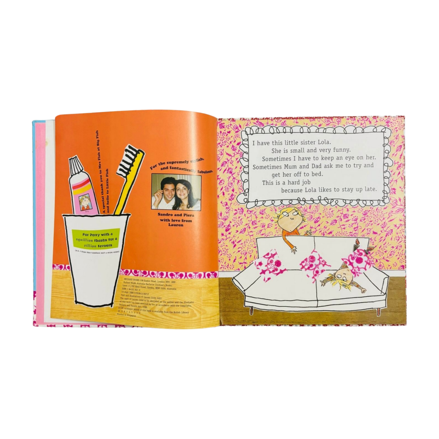 I am Not Sleepy and I Will Not Go to Bed- Lauren Child