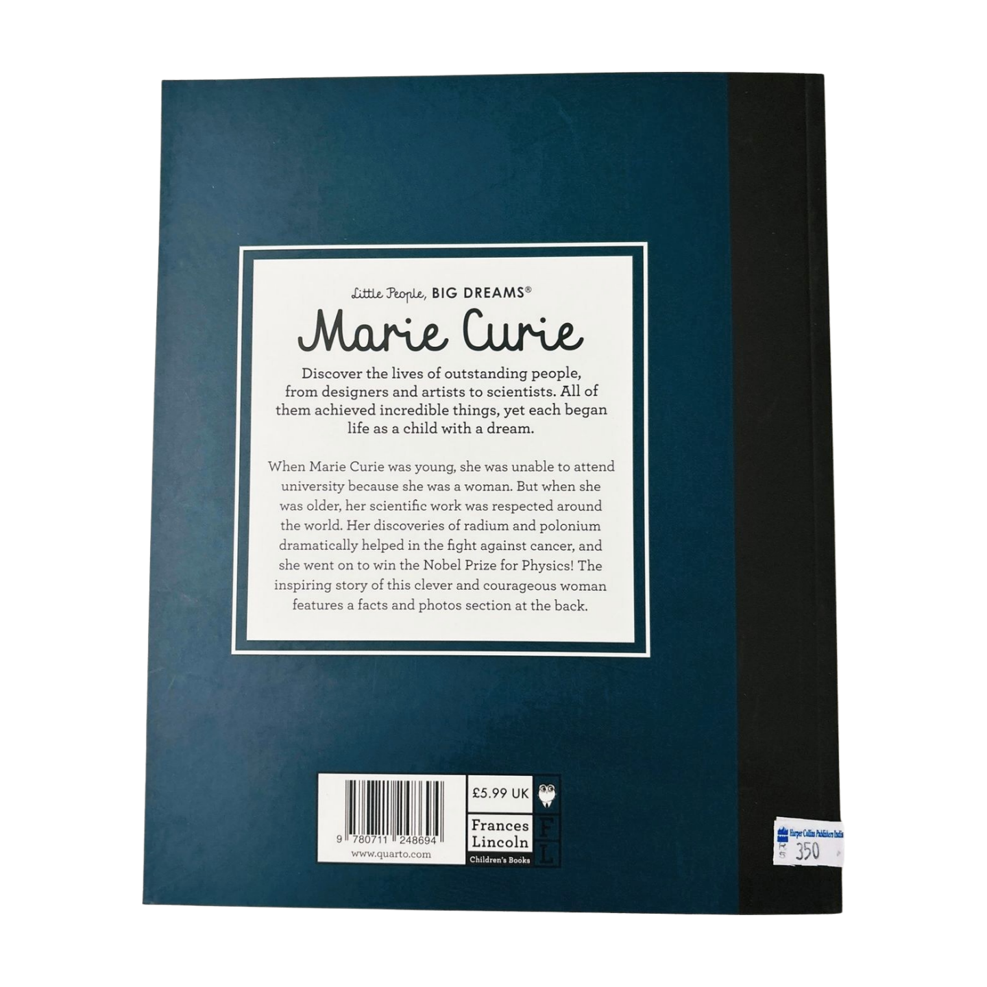 Little People, Big Creams Marie Curie