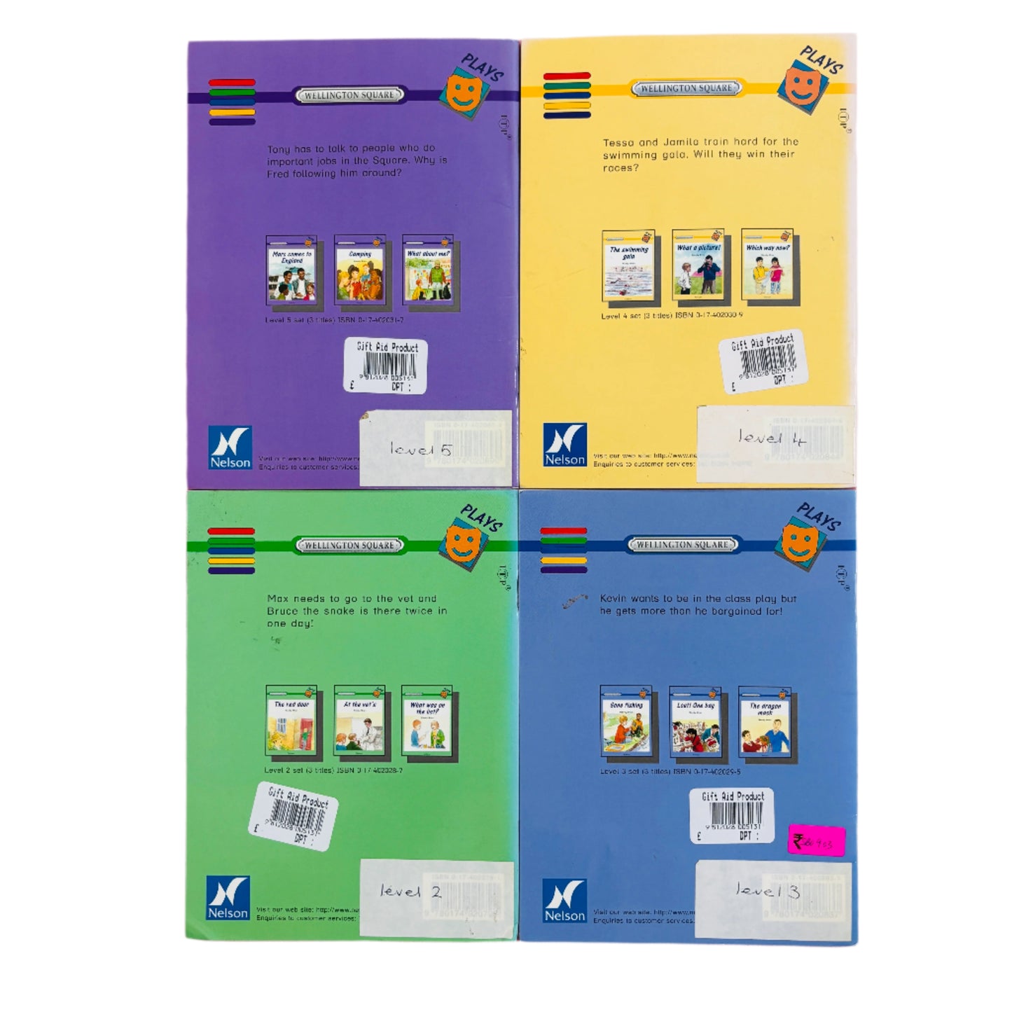 Wellington Play Phonics Combo Set of 3 Books(Level 2,3,4 and 5)