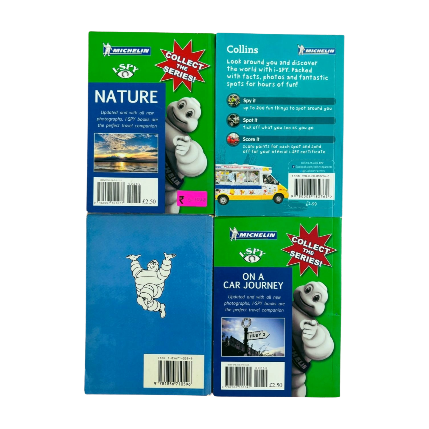 Collins I Spy Pocket Size Combo Set of 4 Books
