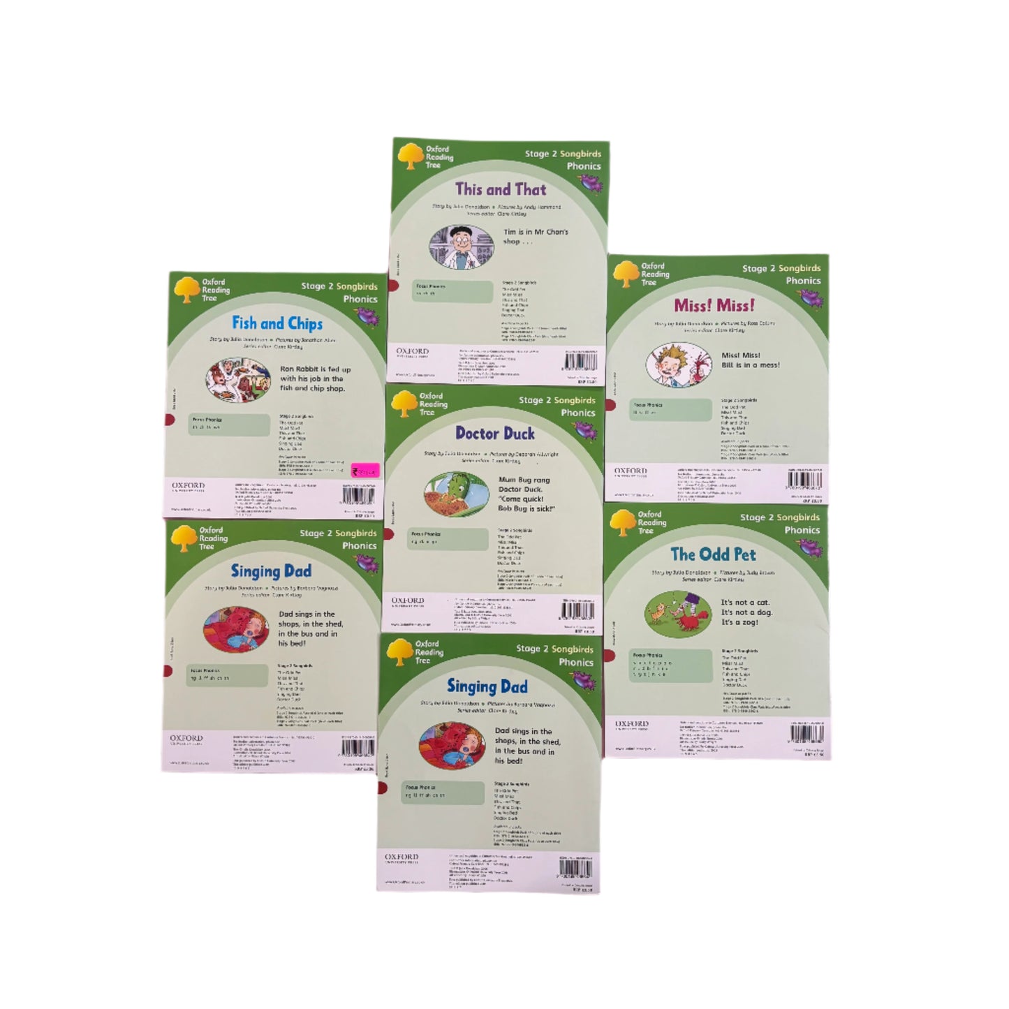 Julia Donaldson Songbirds Phonics books Stage 2 (set of 7)