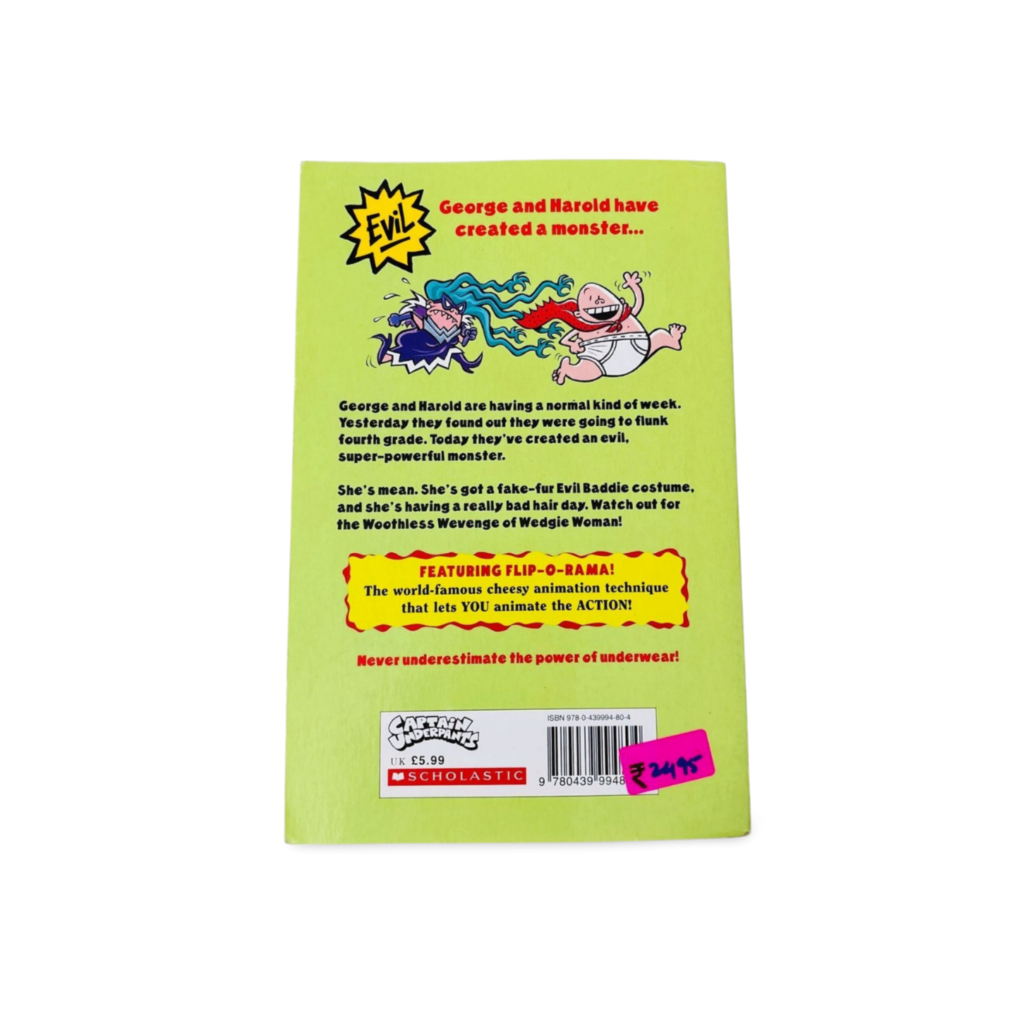 Captain Underpants and the Wrath of the Wicked Wedgie Woman by Dav Pilkey