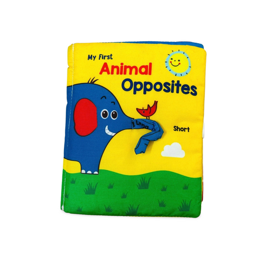 My First Animal Opposites Cloth Book for Toddlers