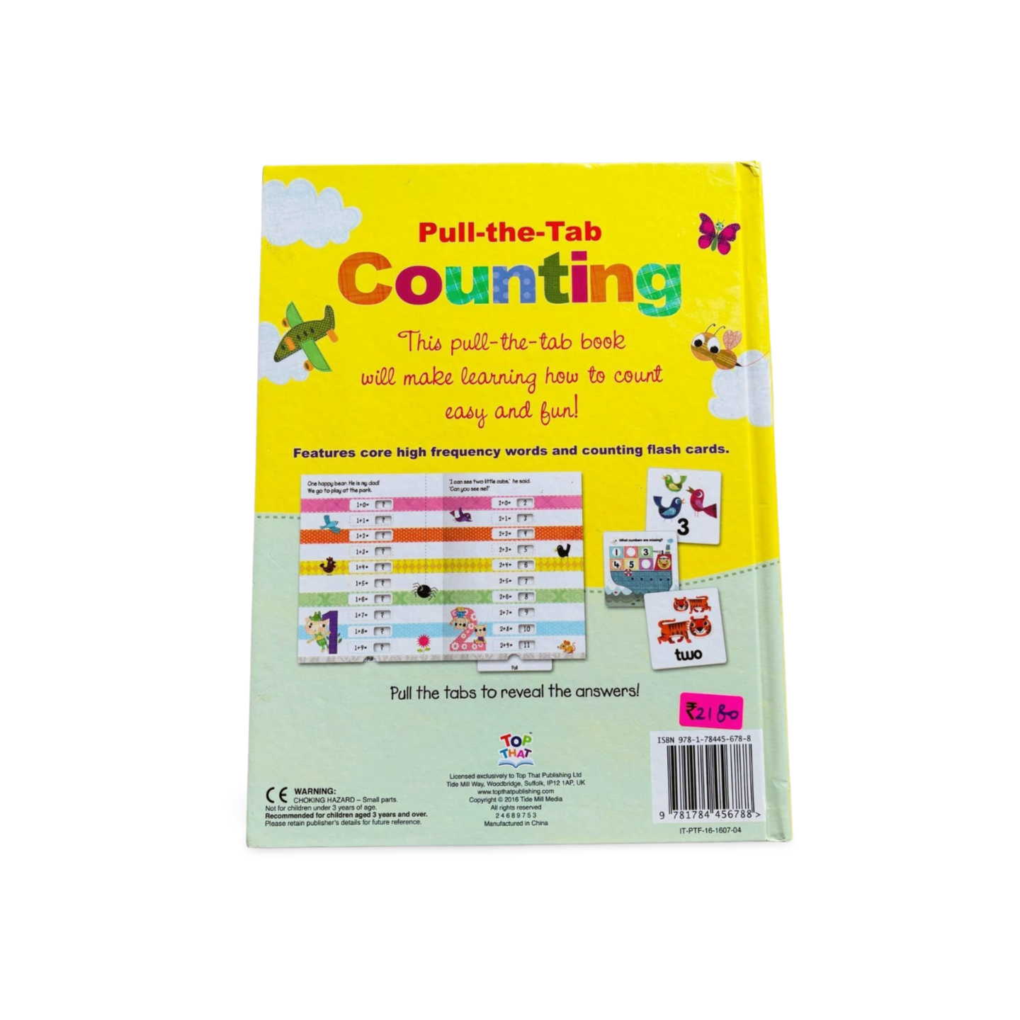 Pull the tab Counting with Flash Cards