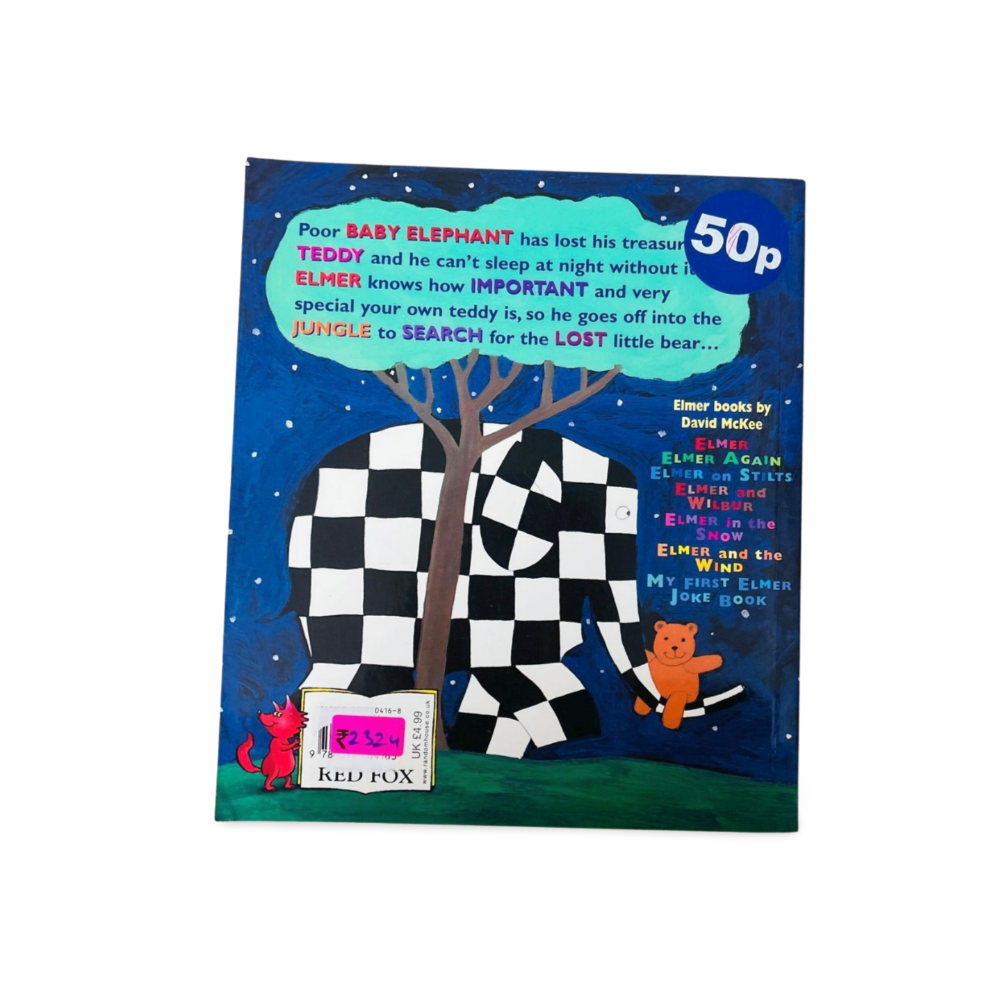 Elmer and the Lost Teddy David Mckee