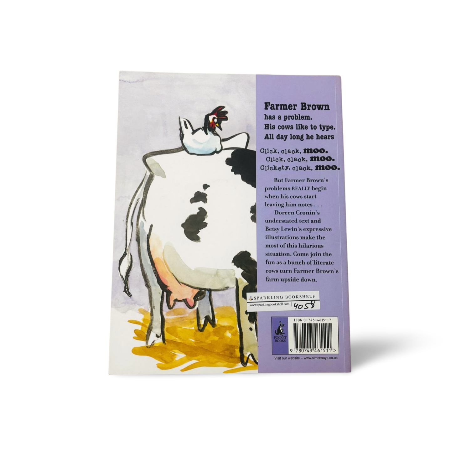 Click Clack, Moo Cows That Type by Doreen Cronin
