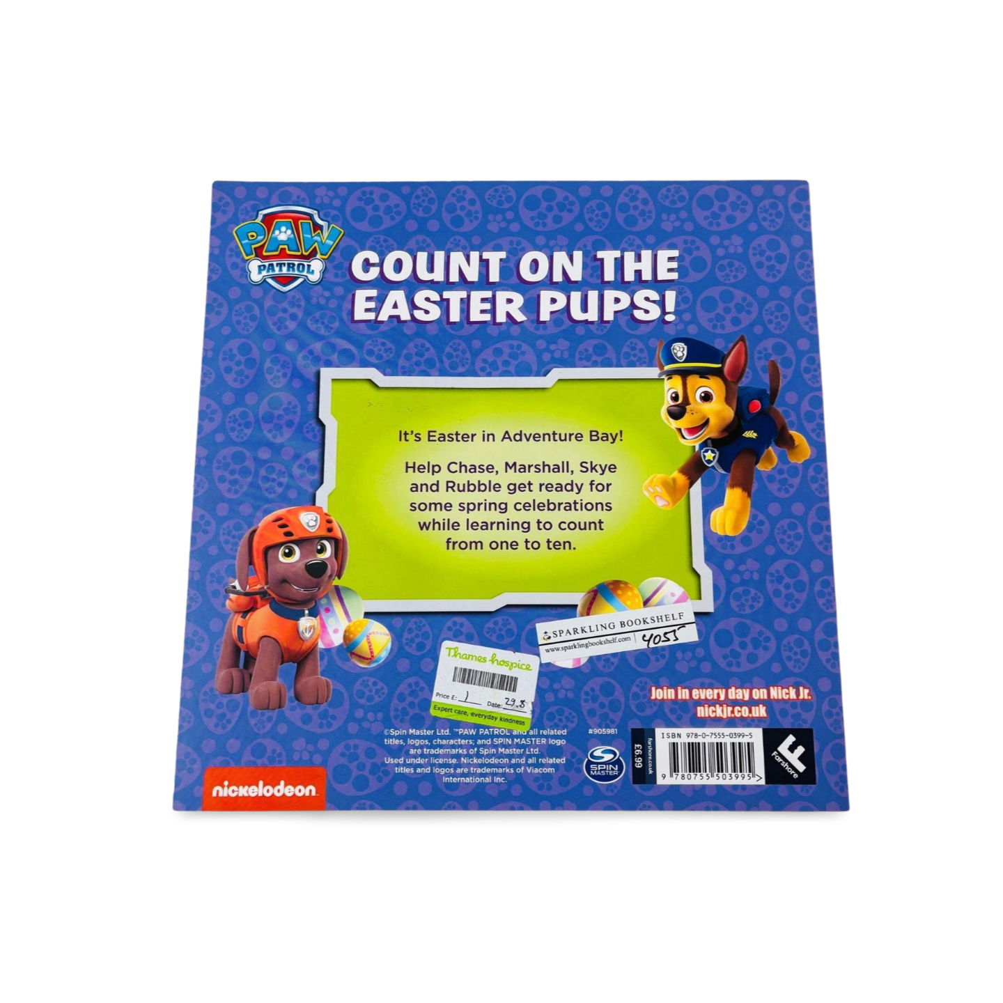 Paw Patrol Count on the Easter Pups
