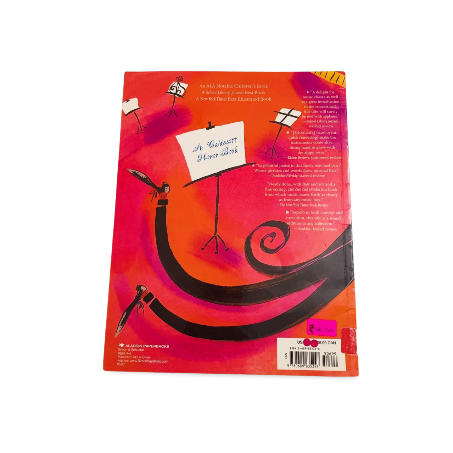 Zin! Zin! ZIn! a Violin