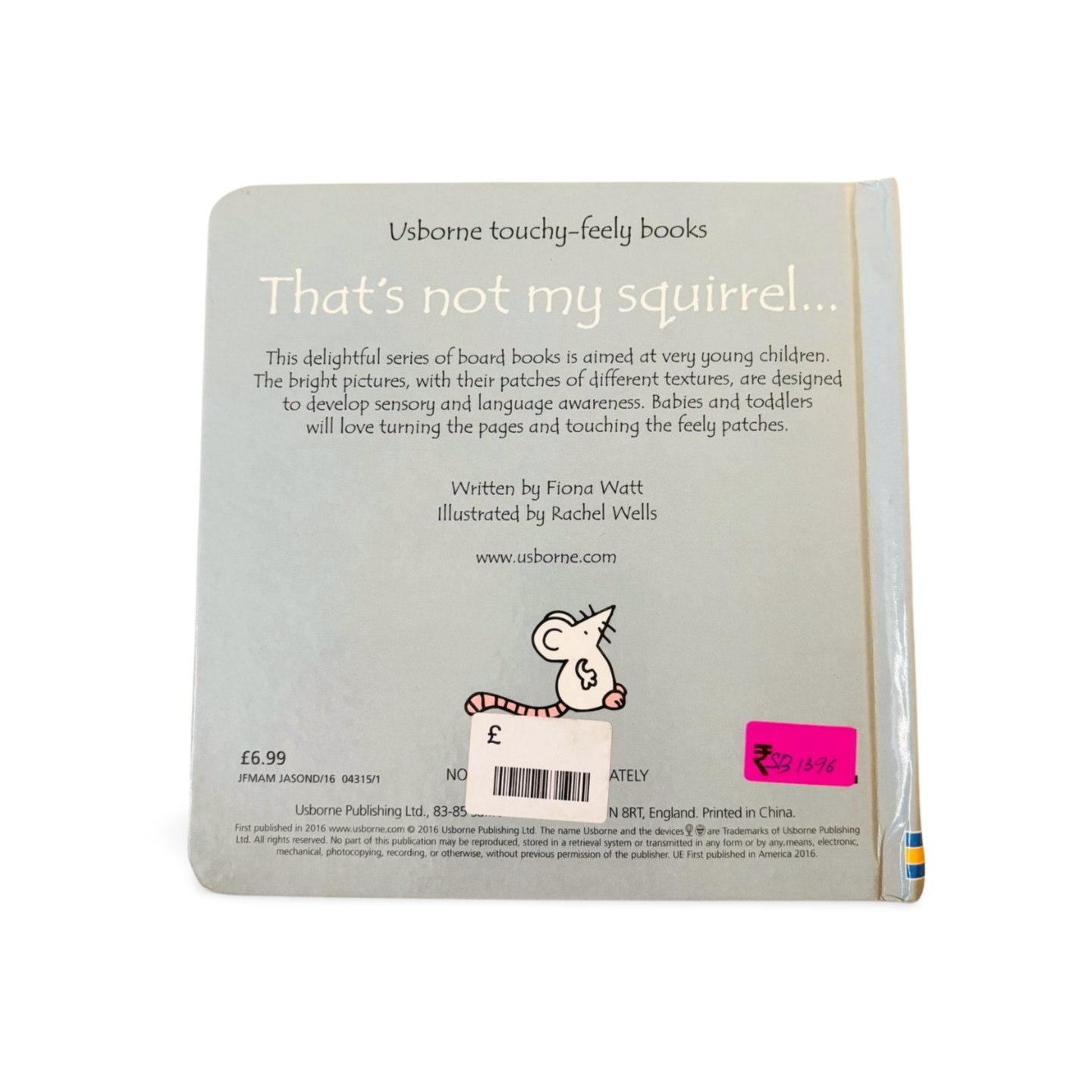 Usborne touchy-feely books That's Not My Squirrel
