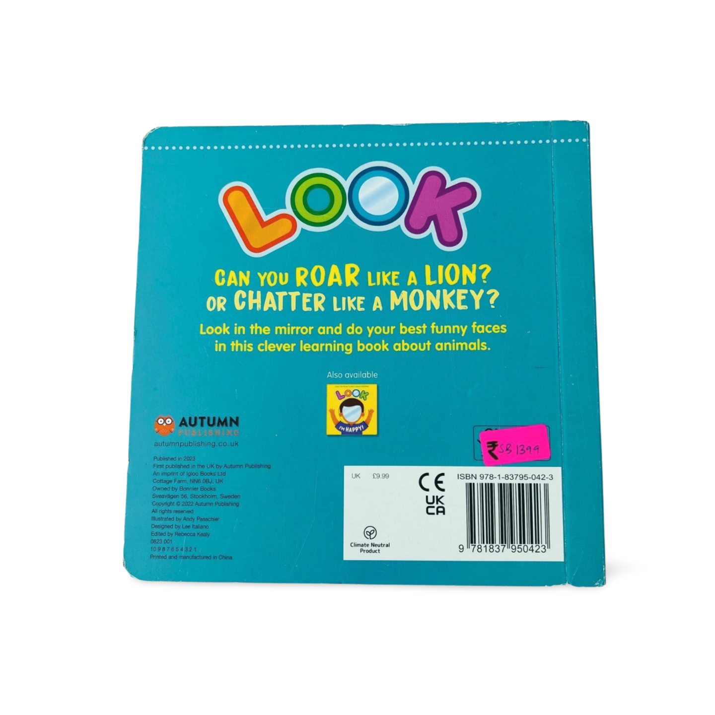 Look I'm a Lion! Mirror Board Book