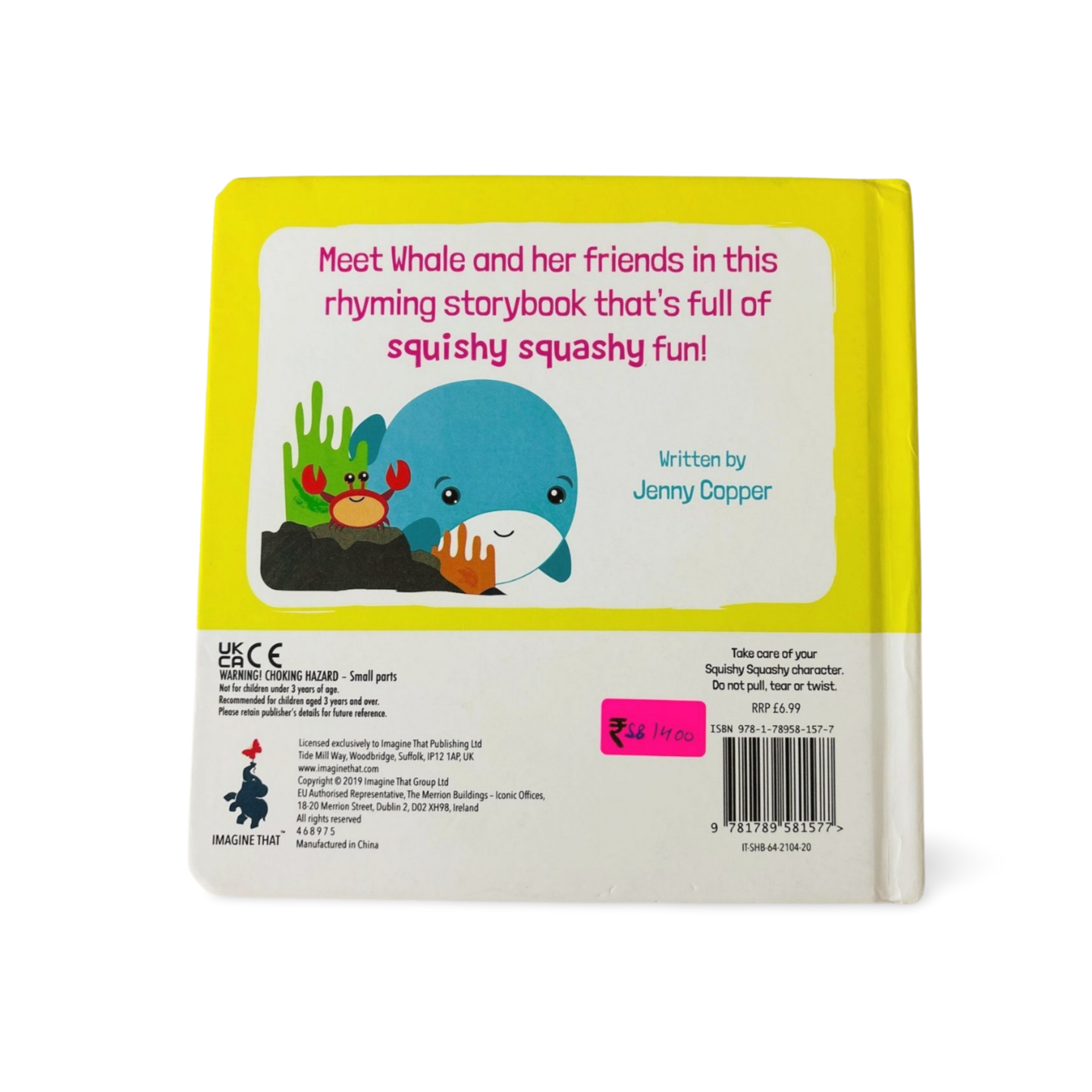 Squishy Squashy Whale board book