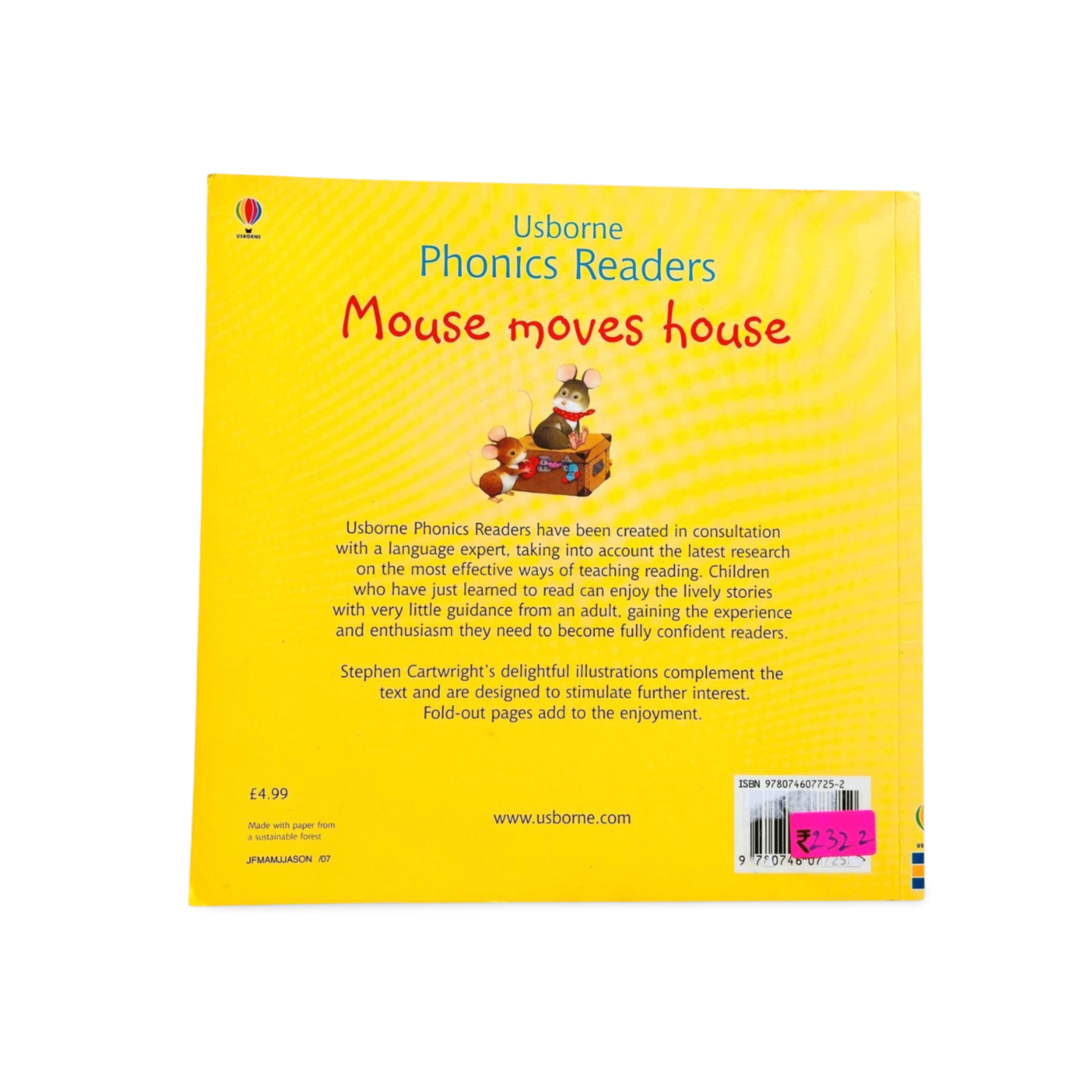 Usborne Phonics Readers Mouse Moves House