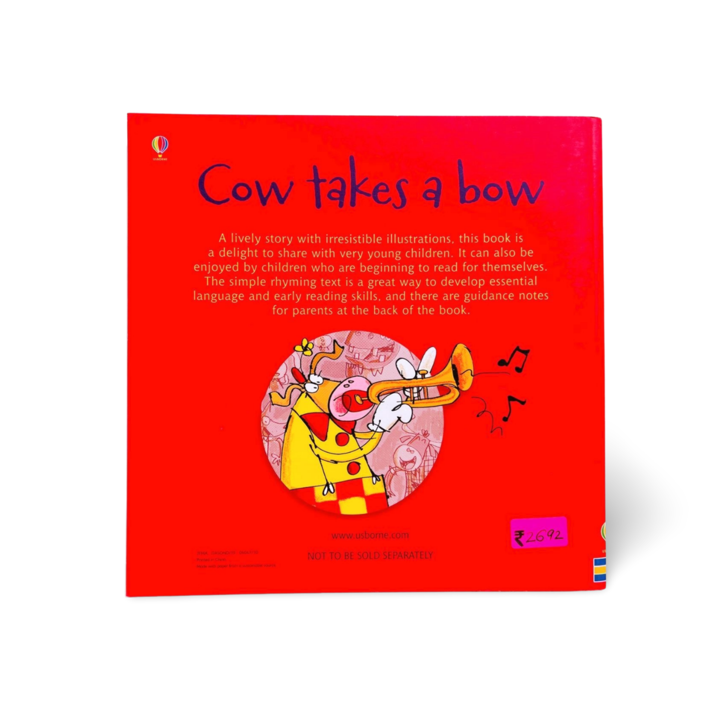 Usborne Phonics Readers Cow takes a Bow