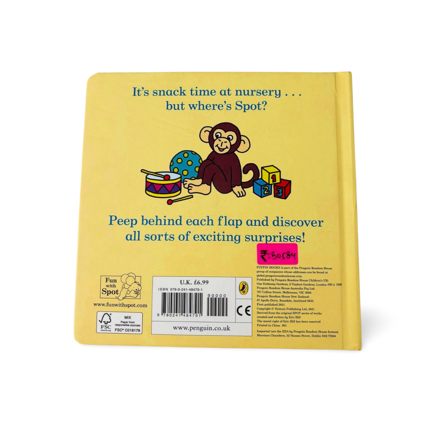 Find Spot at Nursery by Eric Hill A lift-the-flap book