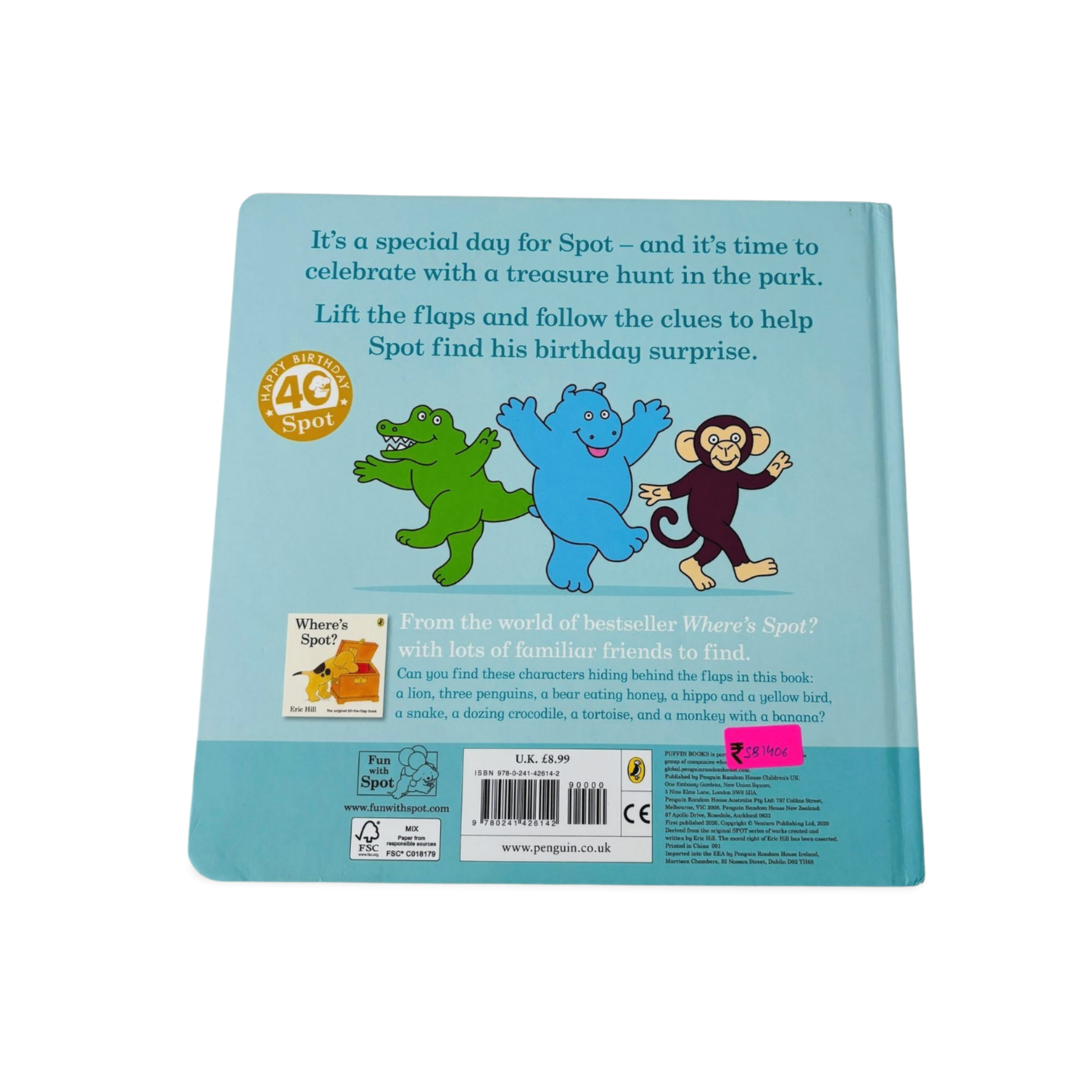 Spot's Treasure Hunt Surprise by Eric Hill A lift-the-flap book
