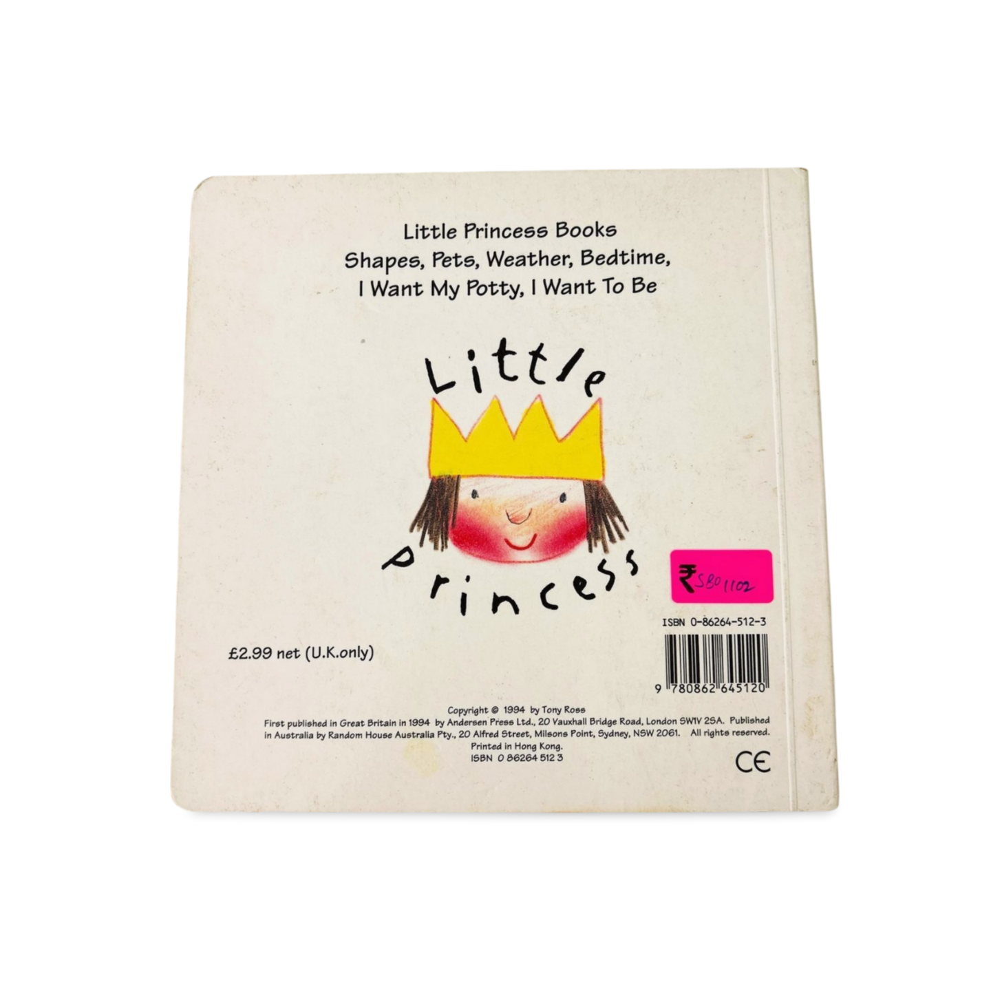 Little Princess Board Books Shapes by Tony Ross